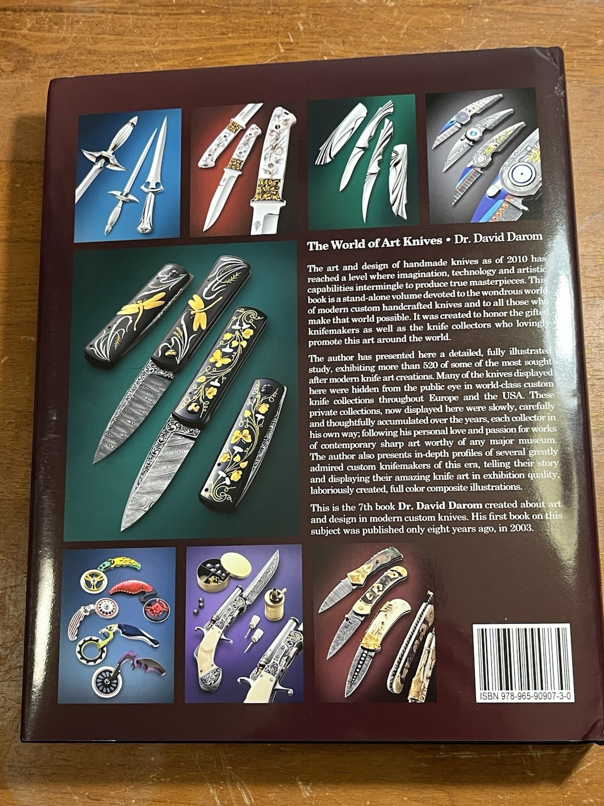 New RARE David Darom The World of Art Knives Hardcover Book – Limited to 1,000