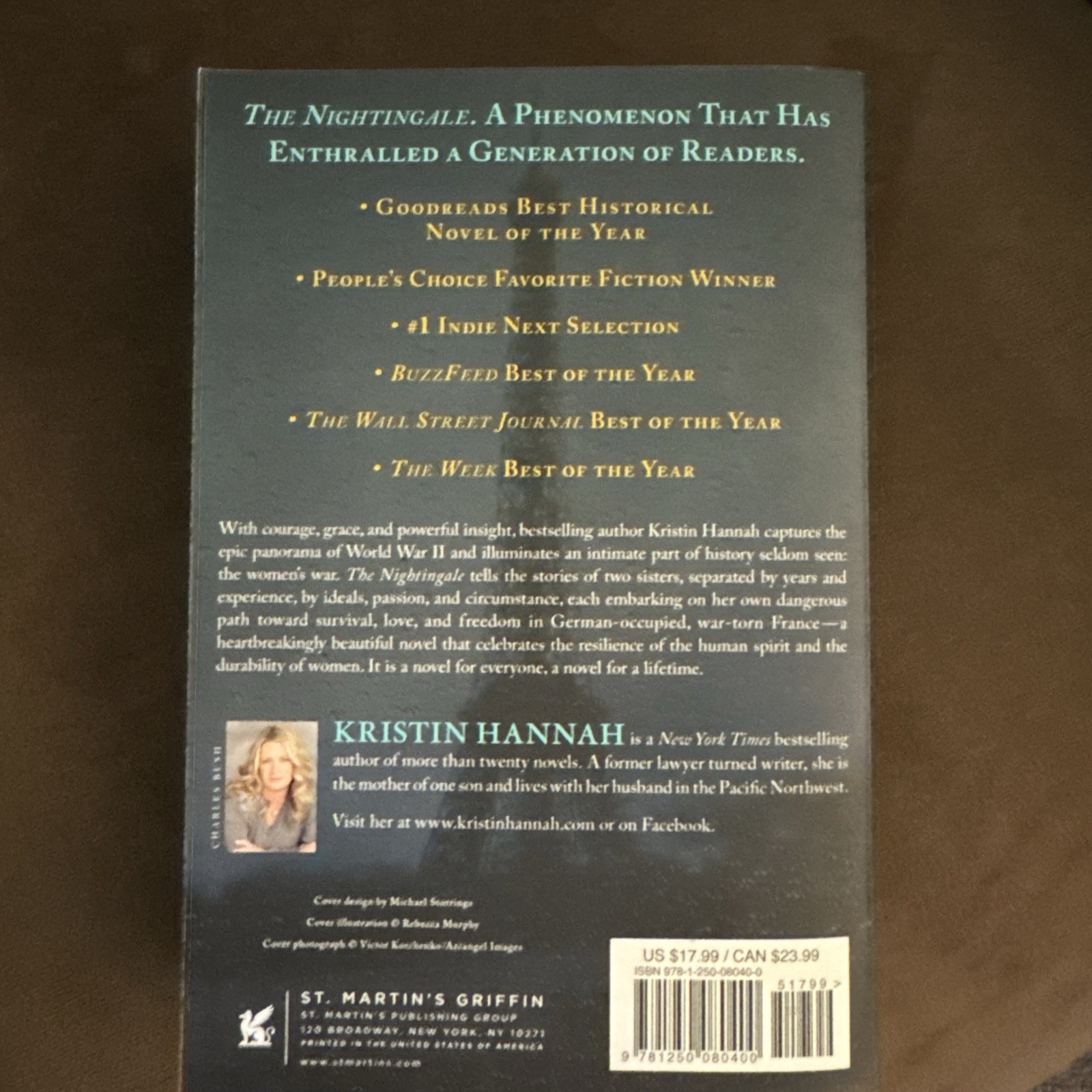 The Nightingale A novel By Kristin Hannah