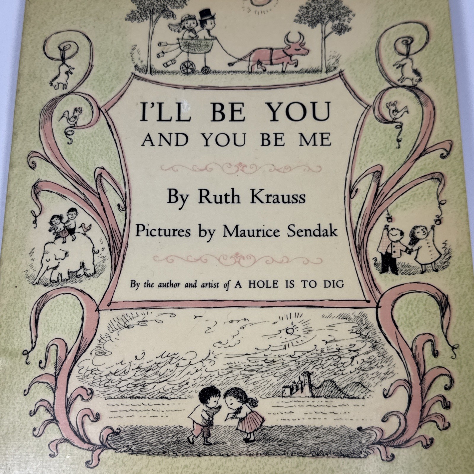 I’ll Be You and You Be Me Ruth Krauss Maurice Sendak 1973 Paperback Vintage