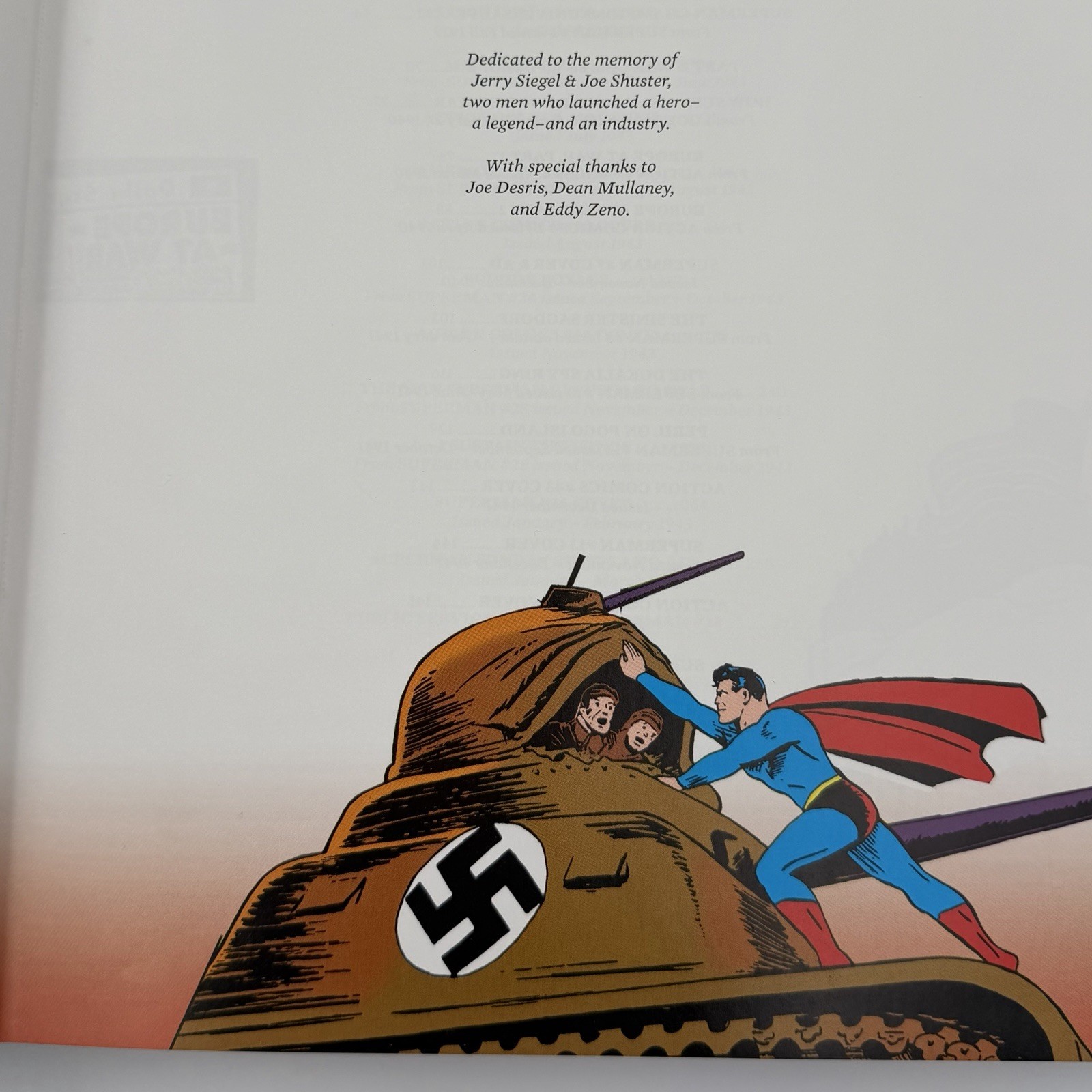 Superman The War Years 1938-1945 Roy Thomas A DC Publication HC Beautiful Book