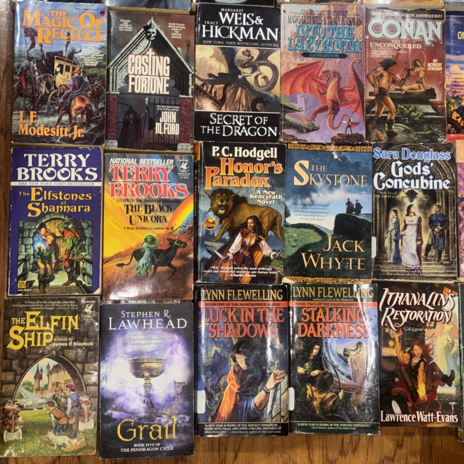 Fantasy/Science Fiction Vintage/Modern Lot 42 PB Book Mixed Authors & Titles B