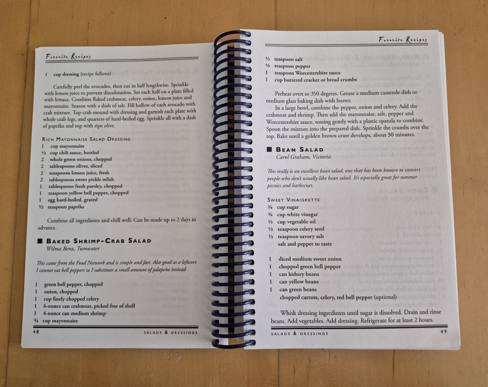2004 KCTS COOKS FAVORITE RECIPES Spiral Bound 344 Page Recipe Cookbook – Seattle