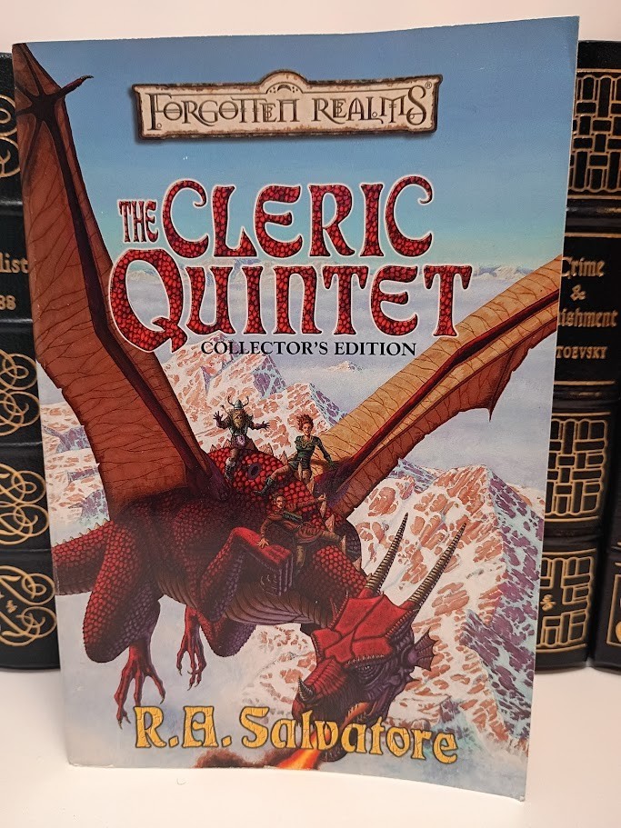 Cleric Quintet Collector’s Edition R.A. Salvatore Forgotten Realms 5 Novels TPB