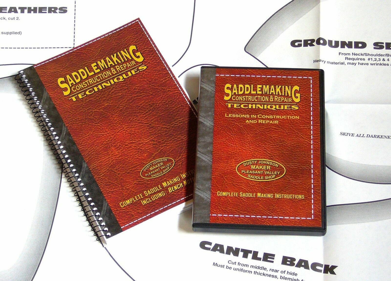 Complete Saddlemaking Course: Book, DVD & Patterns PLUS Saddle Savvy Book at 50%