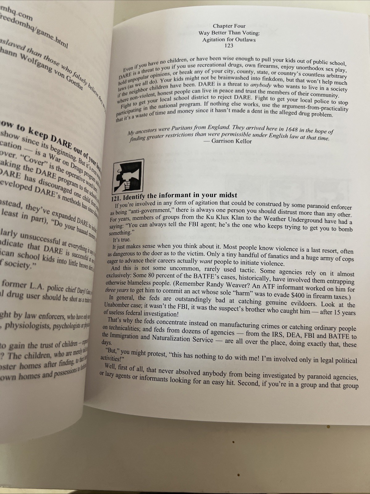 The Freedom Outlaw’s Handbook: 179 Things to Do ‚Til the Revolution