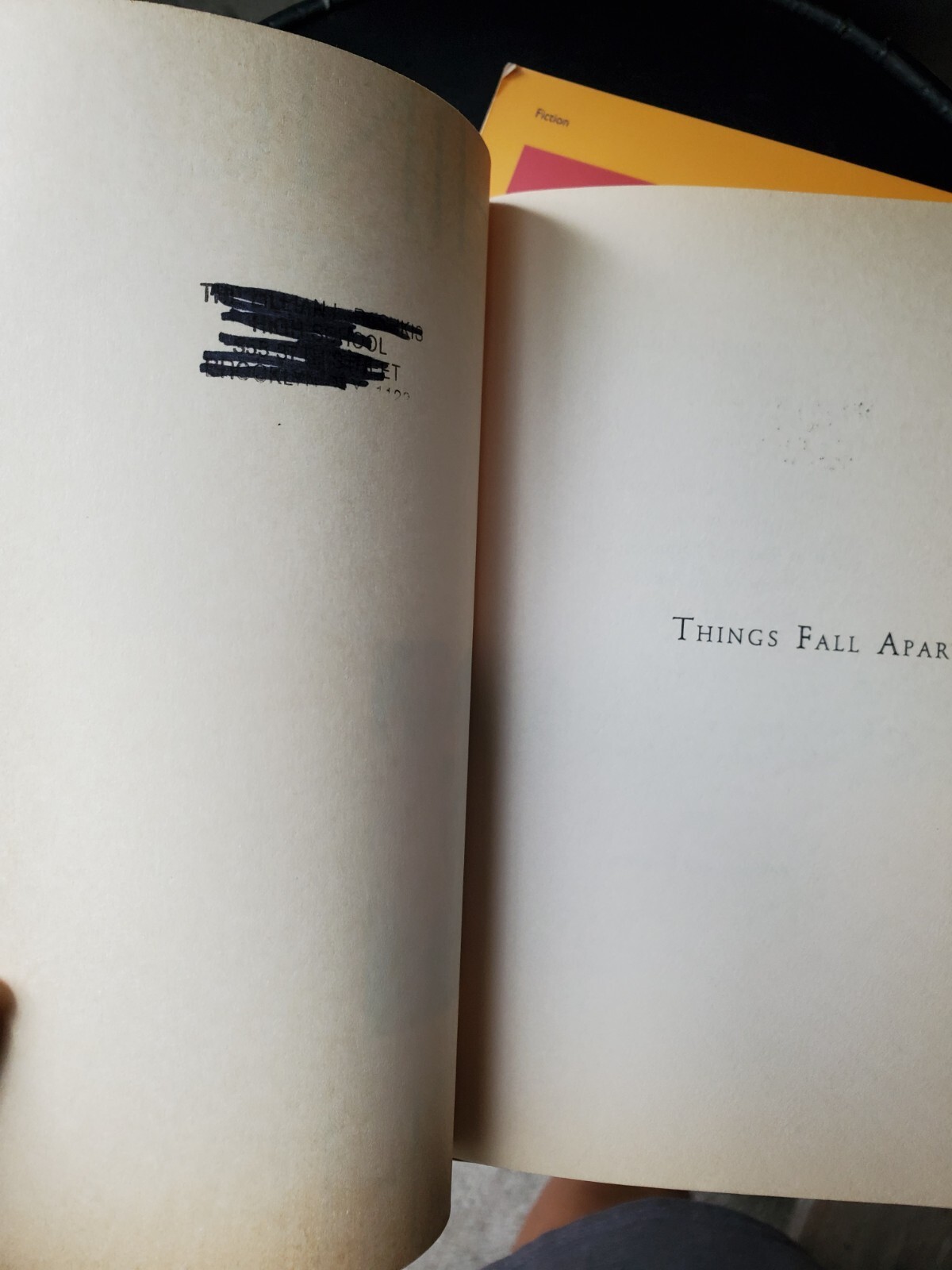 Things Fall Apart by Chinua Acebe (Paperback) (Nigeria/European Colonial Life)