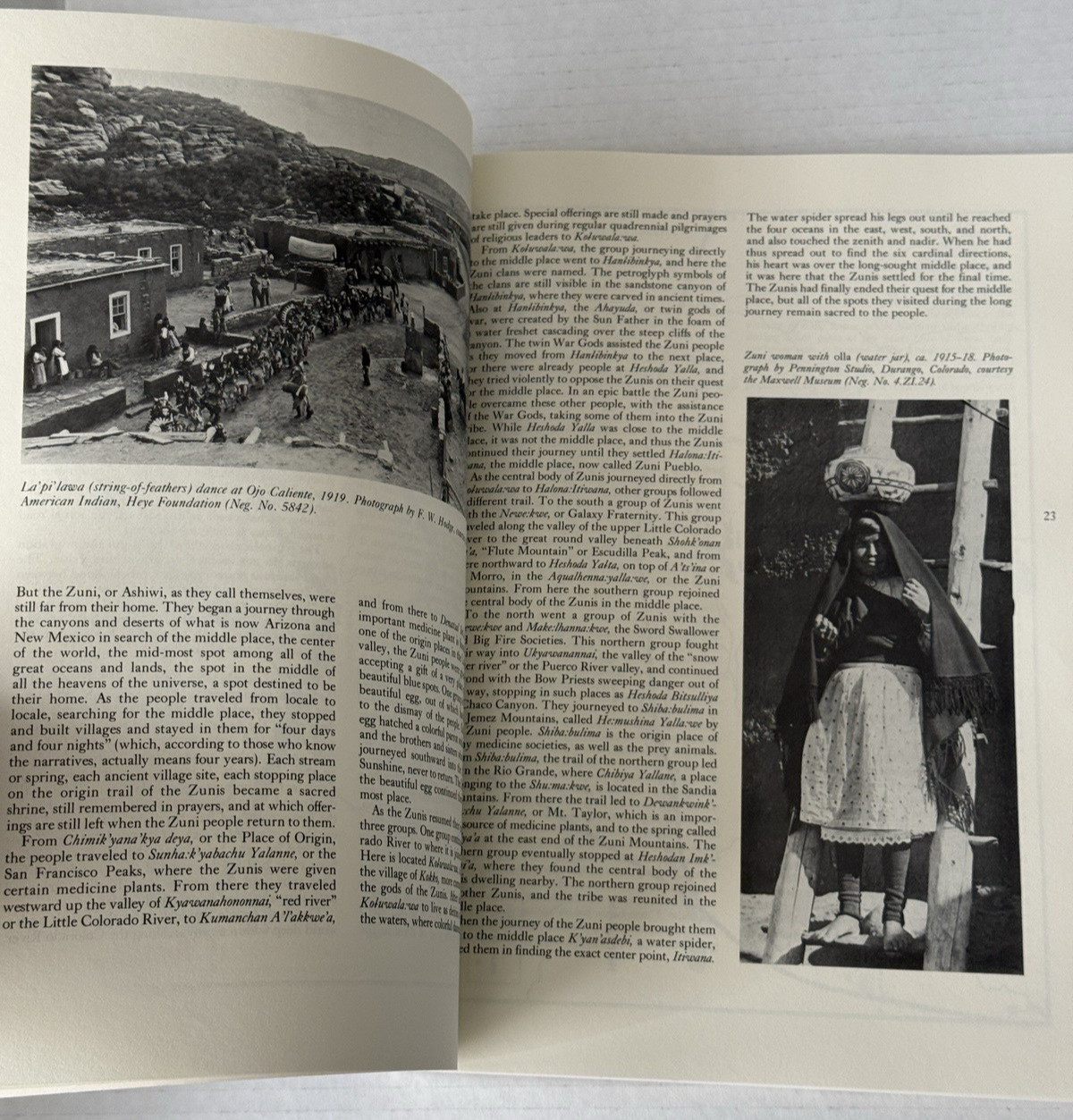 A ZUNI ATLAS by T. J. Ferguson and E. Richard Hart Soft Cover Book