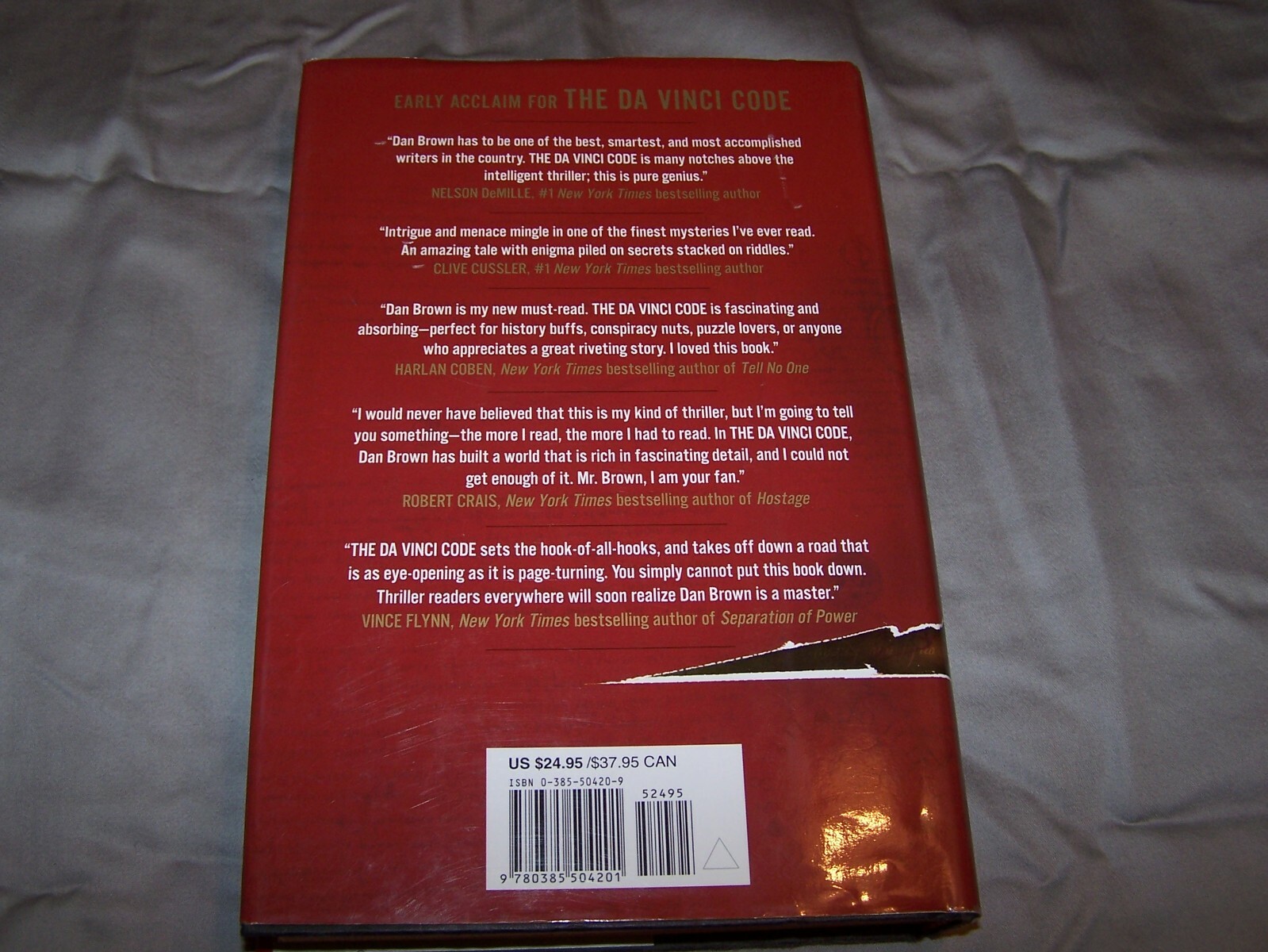 Robert Langdon Ser.: The Da Vinci Code by Dan Brown (2003, Hardcover)