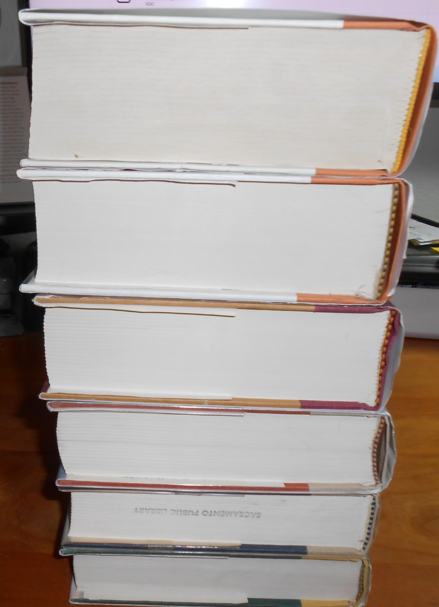 Jean M Auel EARTH’S CHILDREN 6 Vol Set 1 ex-lib 4-1st/1st – HC/DJ VGC