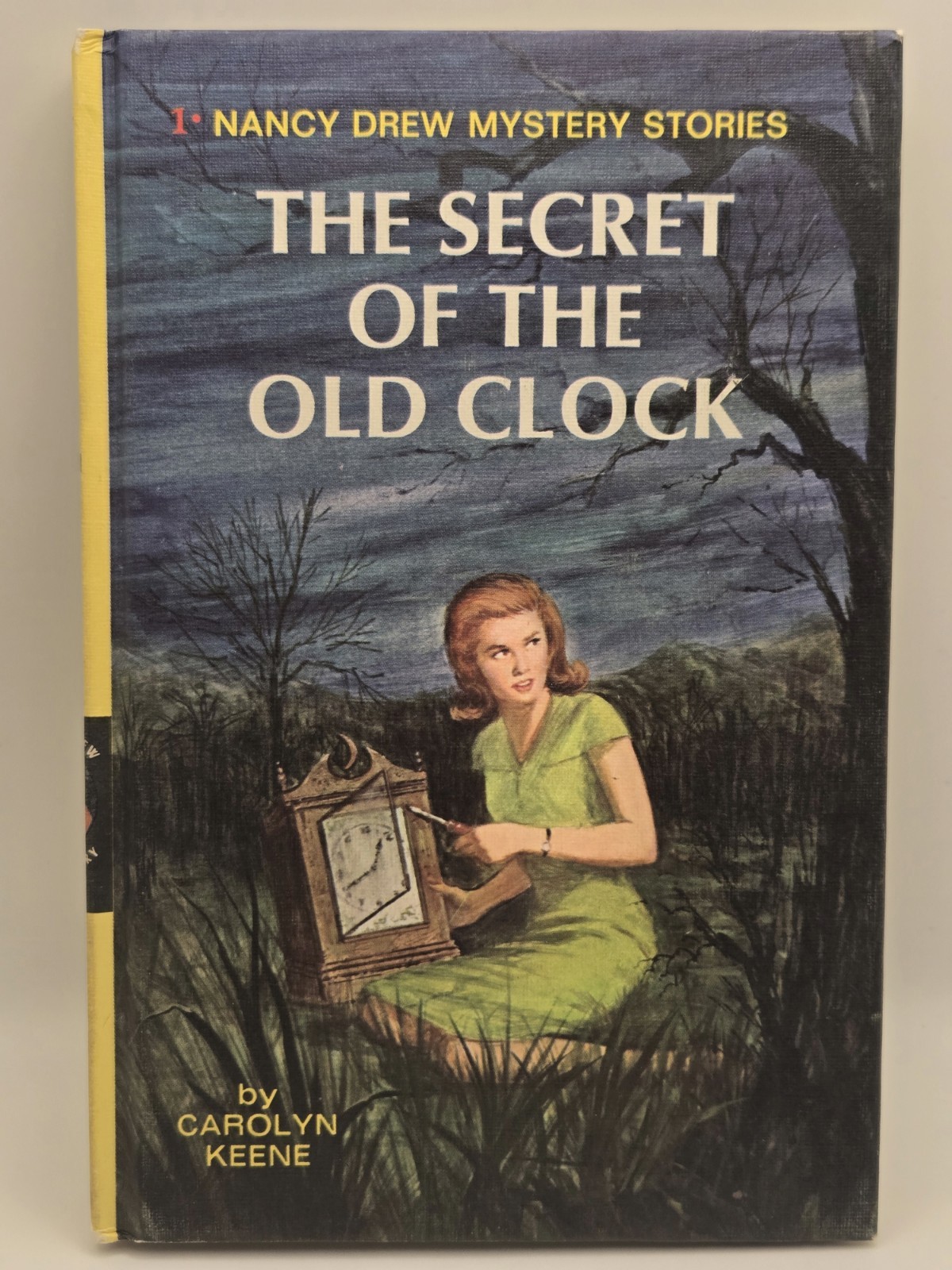 1 – 5 Set Nancy Drew Yellow Hardcover Books Edition Carolyn Keene Vintage