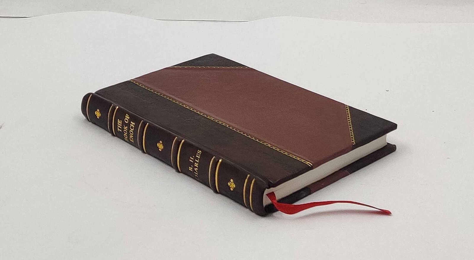 The Book of Enoch by R.H. Charles ; with an introduction by W. [Leather Crafted]