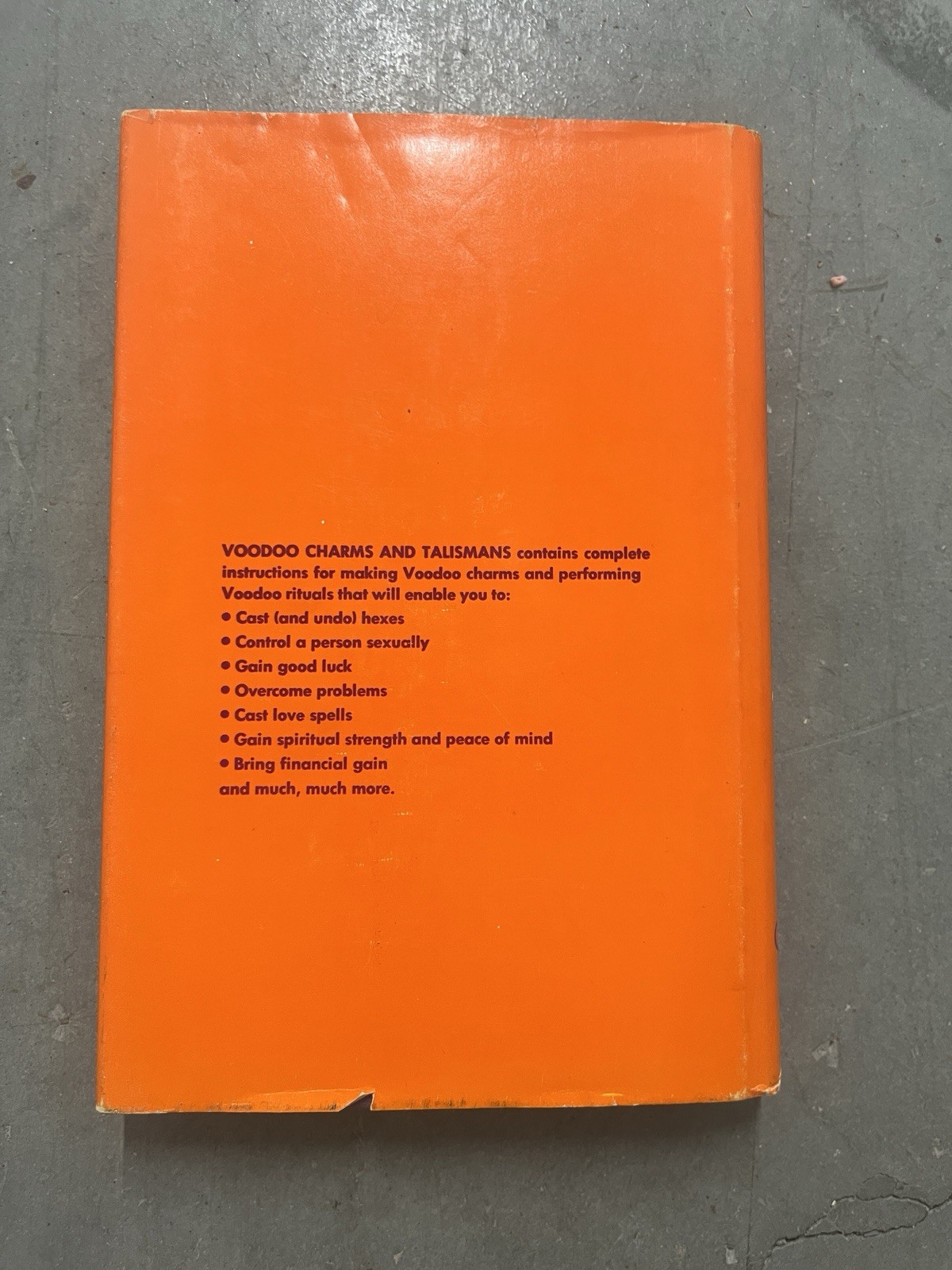 Voodoo Charms and Talismans Robert W. Pelton 1973 1st Edition Hard Cover Book DJ