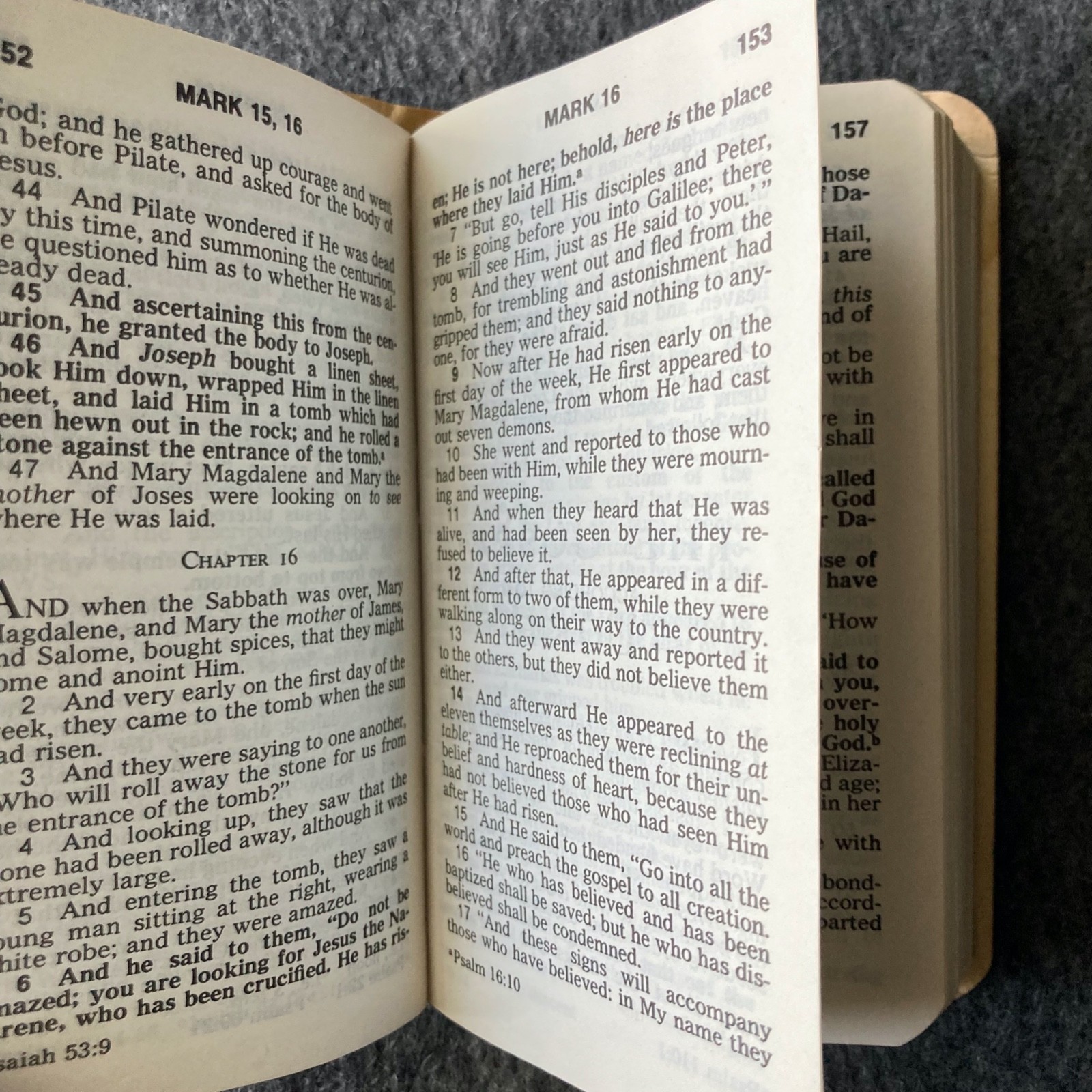 New American Standard New Testament Old Prophecy Edition 5″ Size Pocket 1975