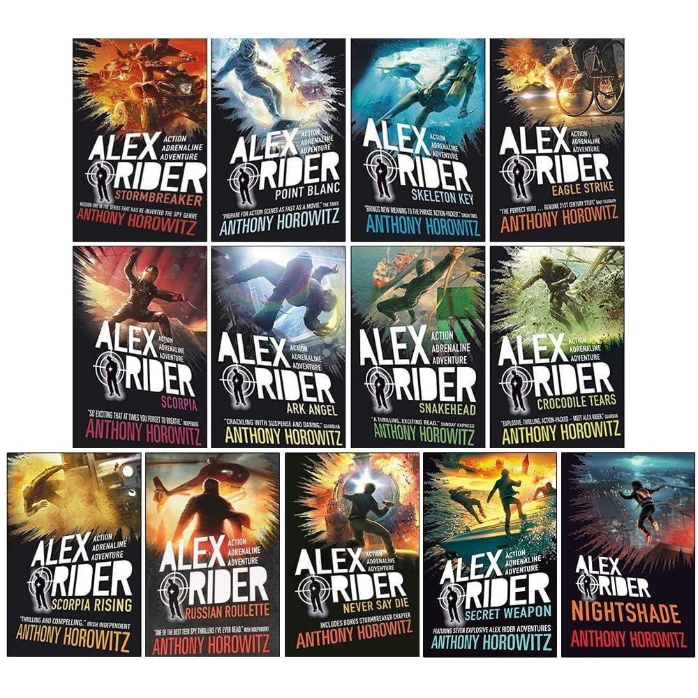 Alex Rider Series 13 Books Collection Set by Anthony Horowitz