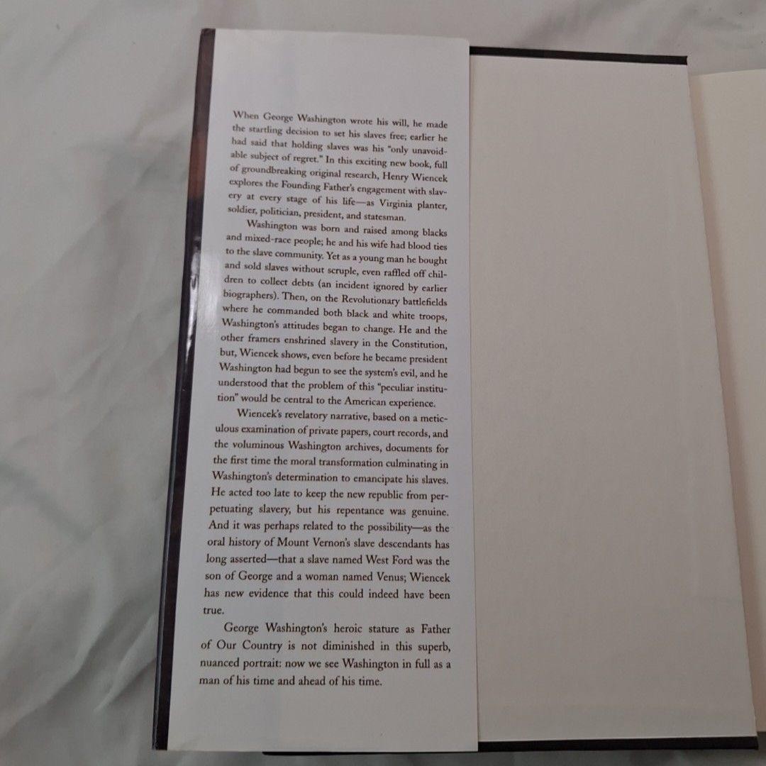An Imperfect God Henry Wiencek HC Farrar, Straus And Giroux 2003 First Ed.