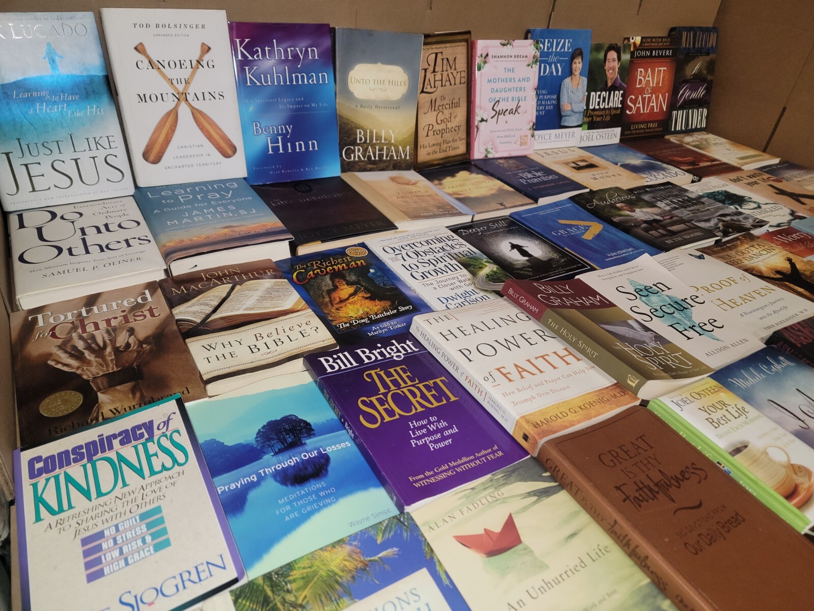 Lot of 10 Pounds LB Christian Prayer Bible Jesus Theology Story Book RANDOM*MIX