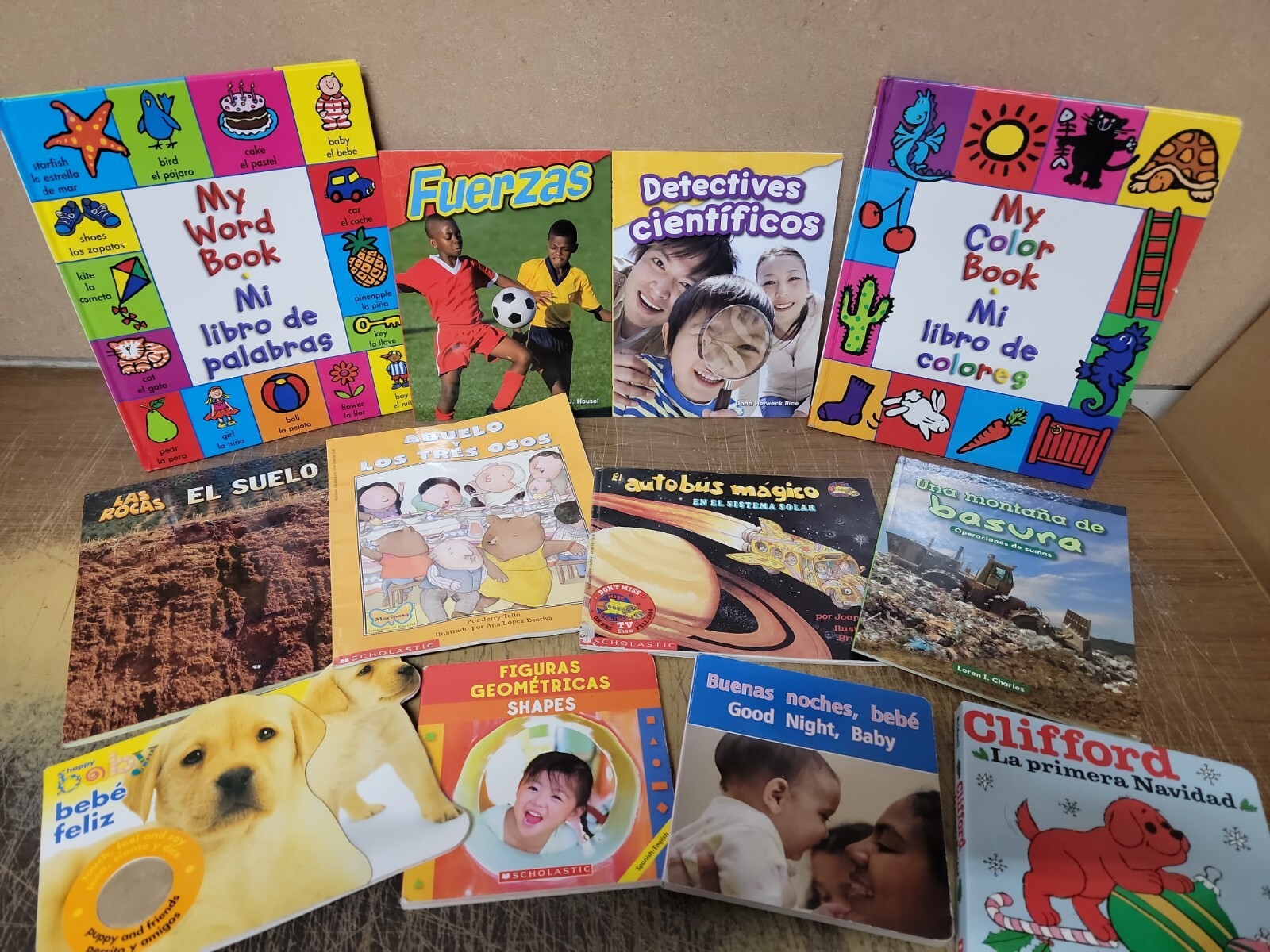 Lot of 10 Spanish Espanol Learn to Read Child Kids Picture ESL Book MIX UNSORTED