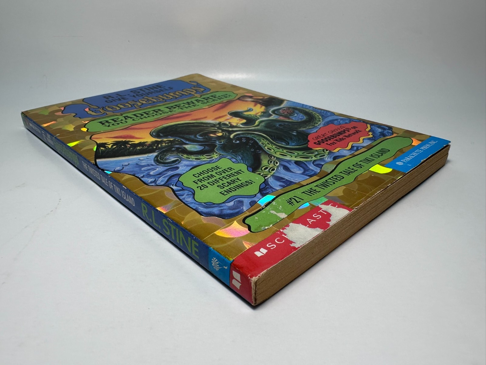 1st Print #21 The Twisted Tale of Tiki Island Give Yourself Goosebumps RL Stine