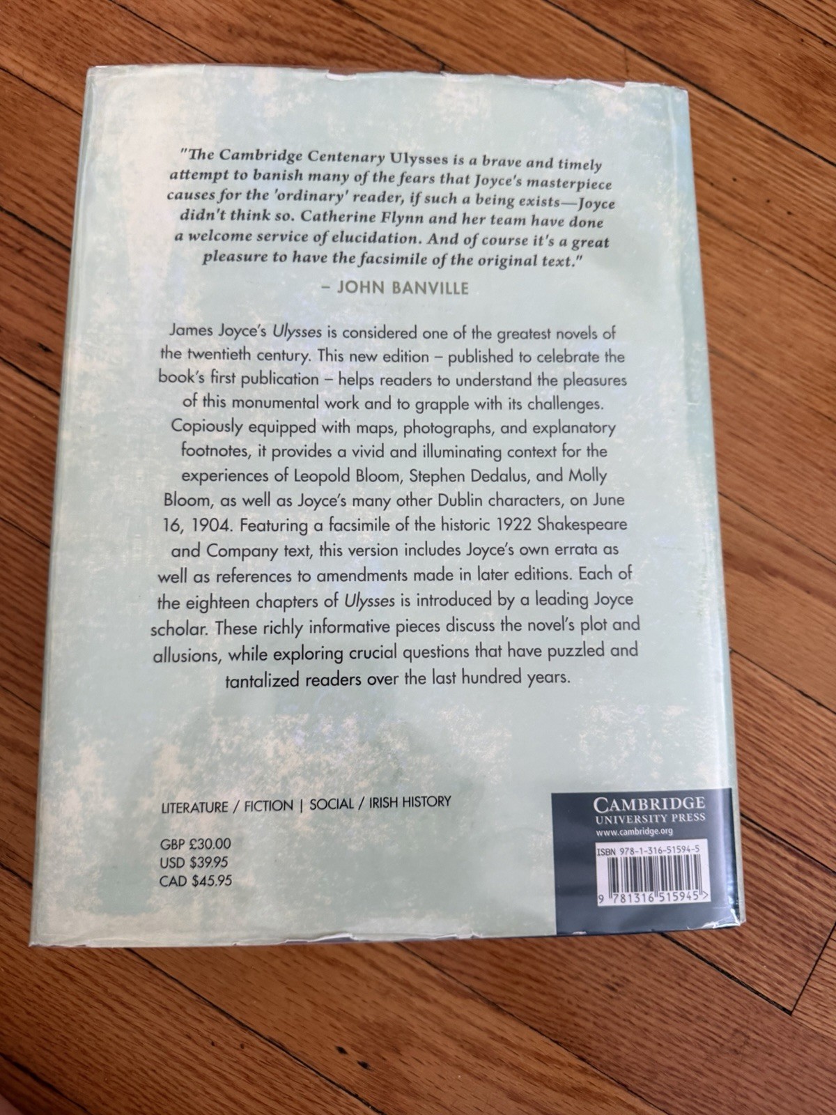 Cambridge Centenary Ulysses: The 1922 Text with Essays and Notes by James Joyce