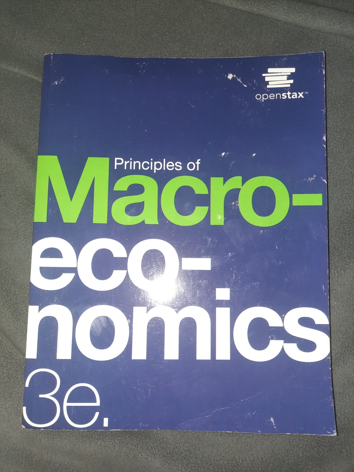 Principles of Macroeconomics 3e by OpenStax (Official paperback BW print)