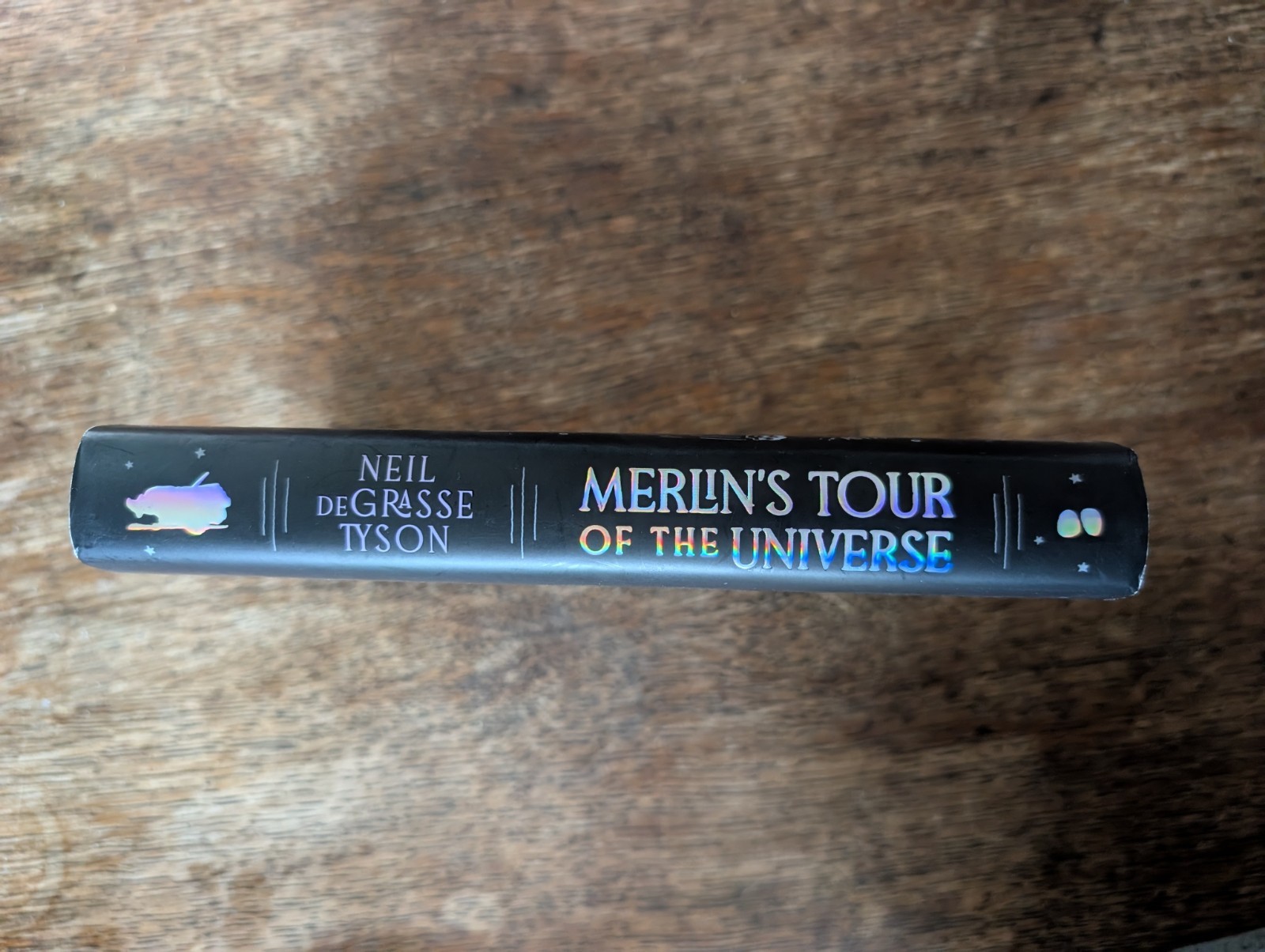 Neil deGrasse Tyson Signed „Merlin’s Tour of the Universe“ 2024 Hardcover Book