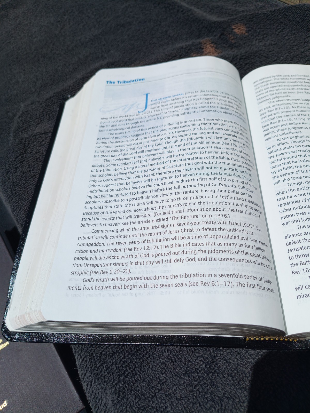 1998 NIV Prophecy Marked Reference Study Bible Bonded Leather Great Resource!