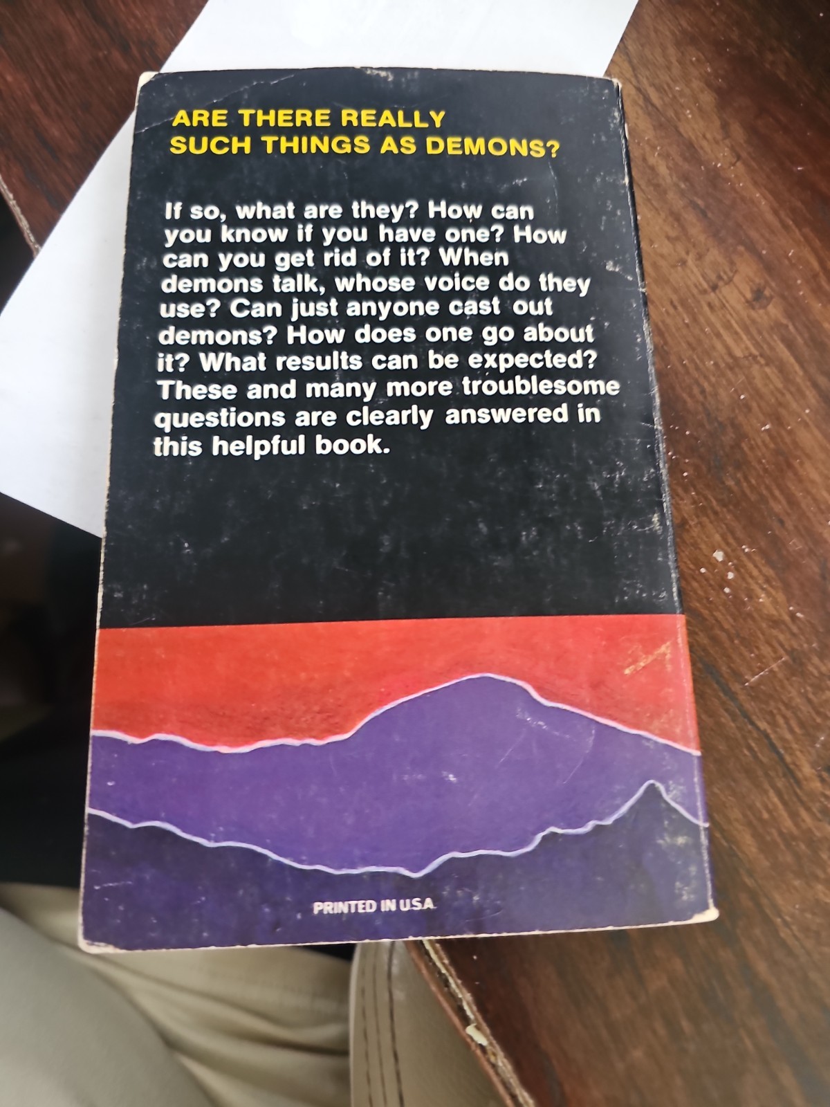 A Manual on Exorcism H. A. Maxwell Whyte 1973 Whitaker House Vintage Paperback