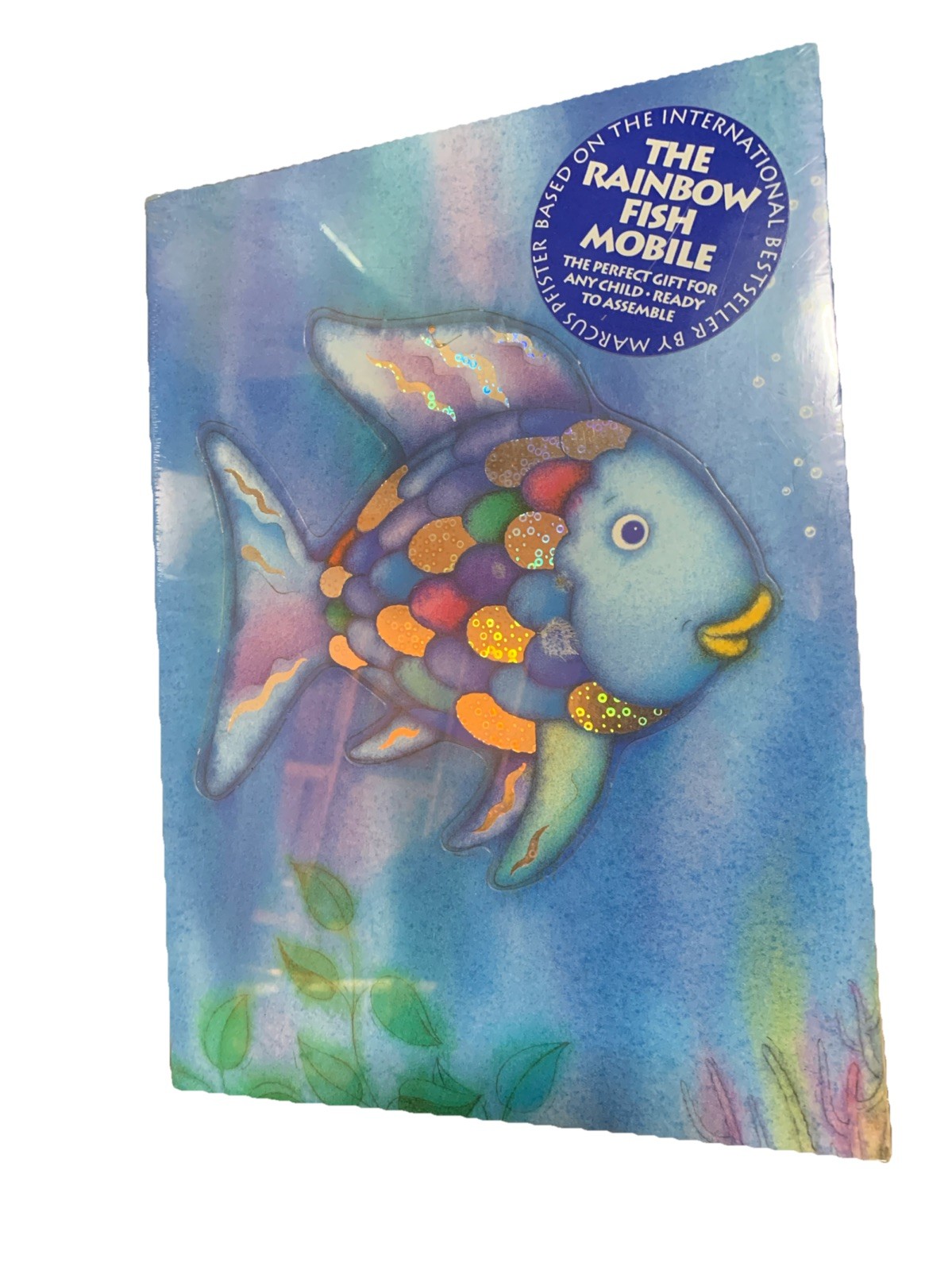 Rare VTG THE RAINBOW FISH MOBILE By Marcus Pfister 1992 Printed In Hong Kong NOS