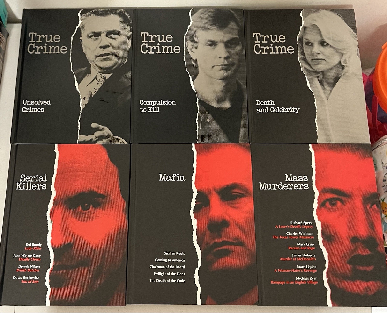 Time Life True Crime Series 1990’s Hardcover 6 Book Lot Serial Killers