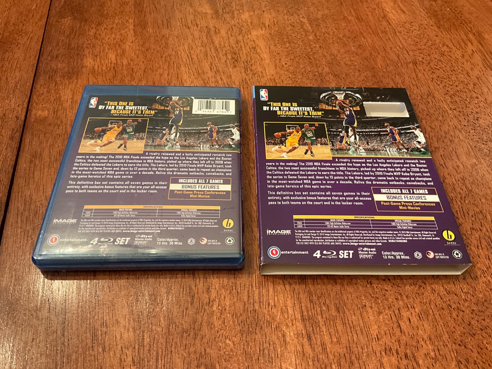 Los Angeles Lakers: 2010 NBA Finals Series (Collector’s Edition) Blu-ray – NEW