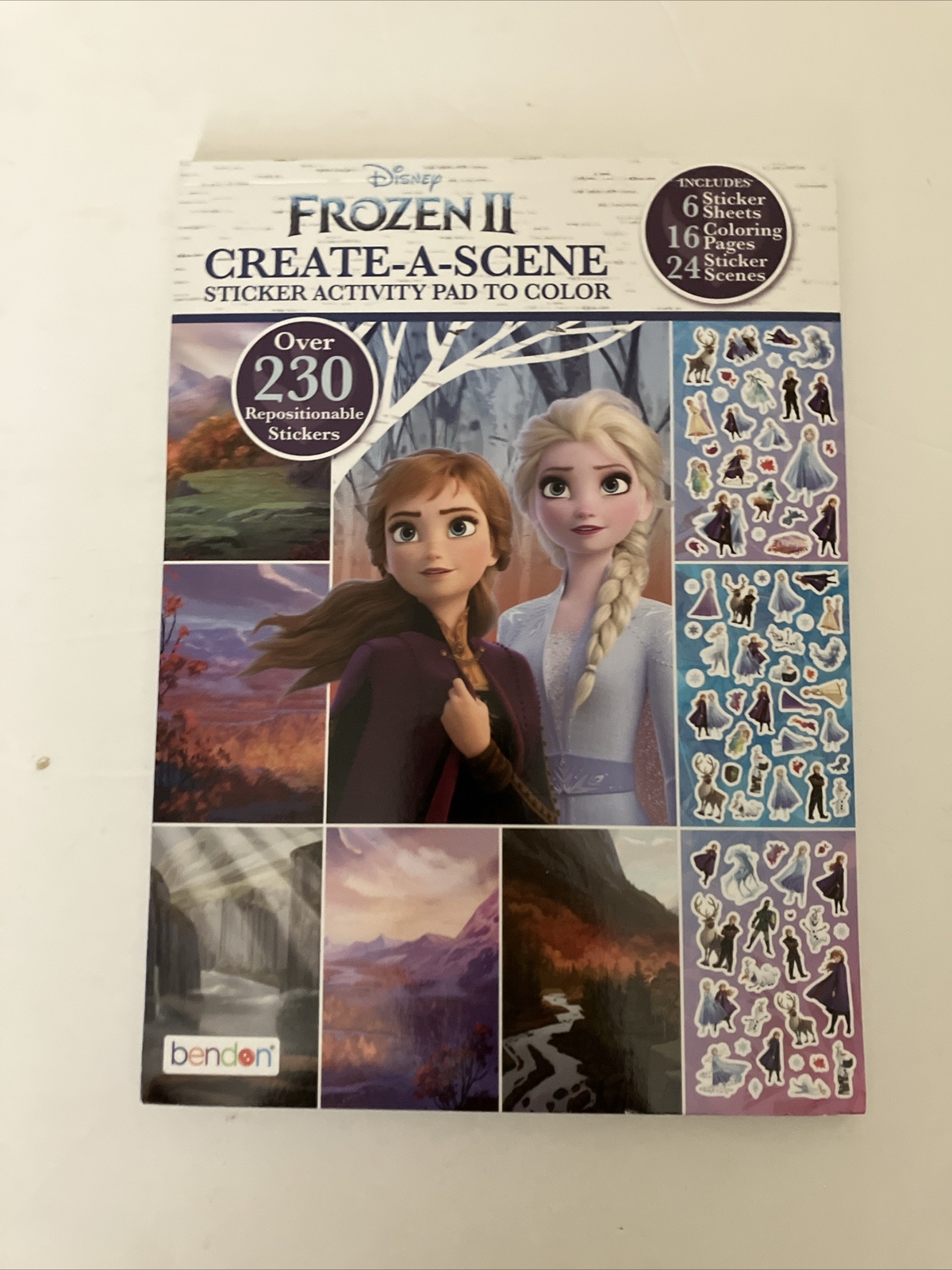 Bendon Frozen 2 Create A Scene Sticker Activity Book