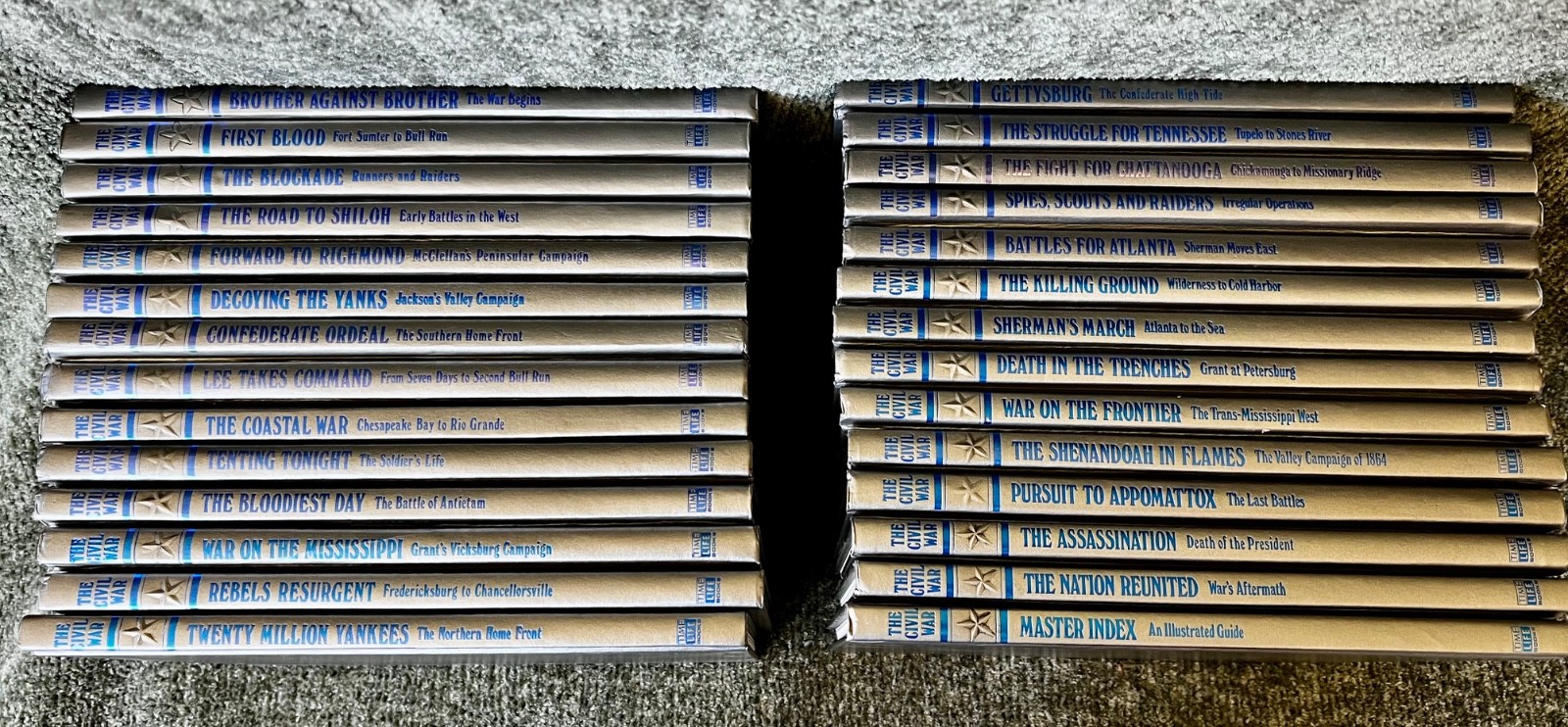 VTG The Civil War Time-Life Books Series Complete Set 28 Vol HB W/ Master Index