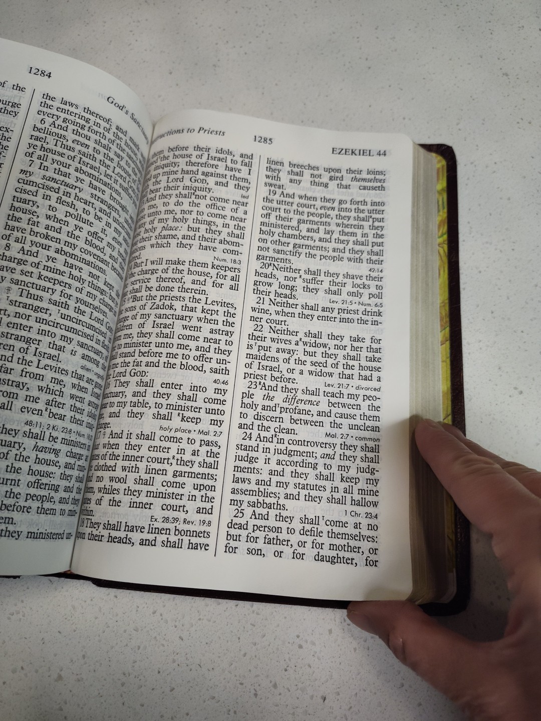 Holy Bible King James Version Giant Print Red Letter Concordance Nelson 883CBG