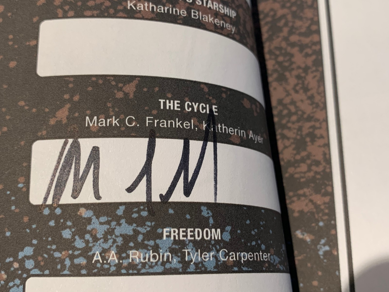 We Suck At Comics An Anthology Vol. 1 Rejection MARK C FRANKEL SIGNED 2023