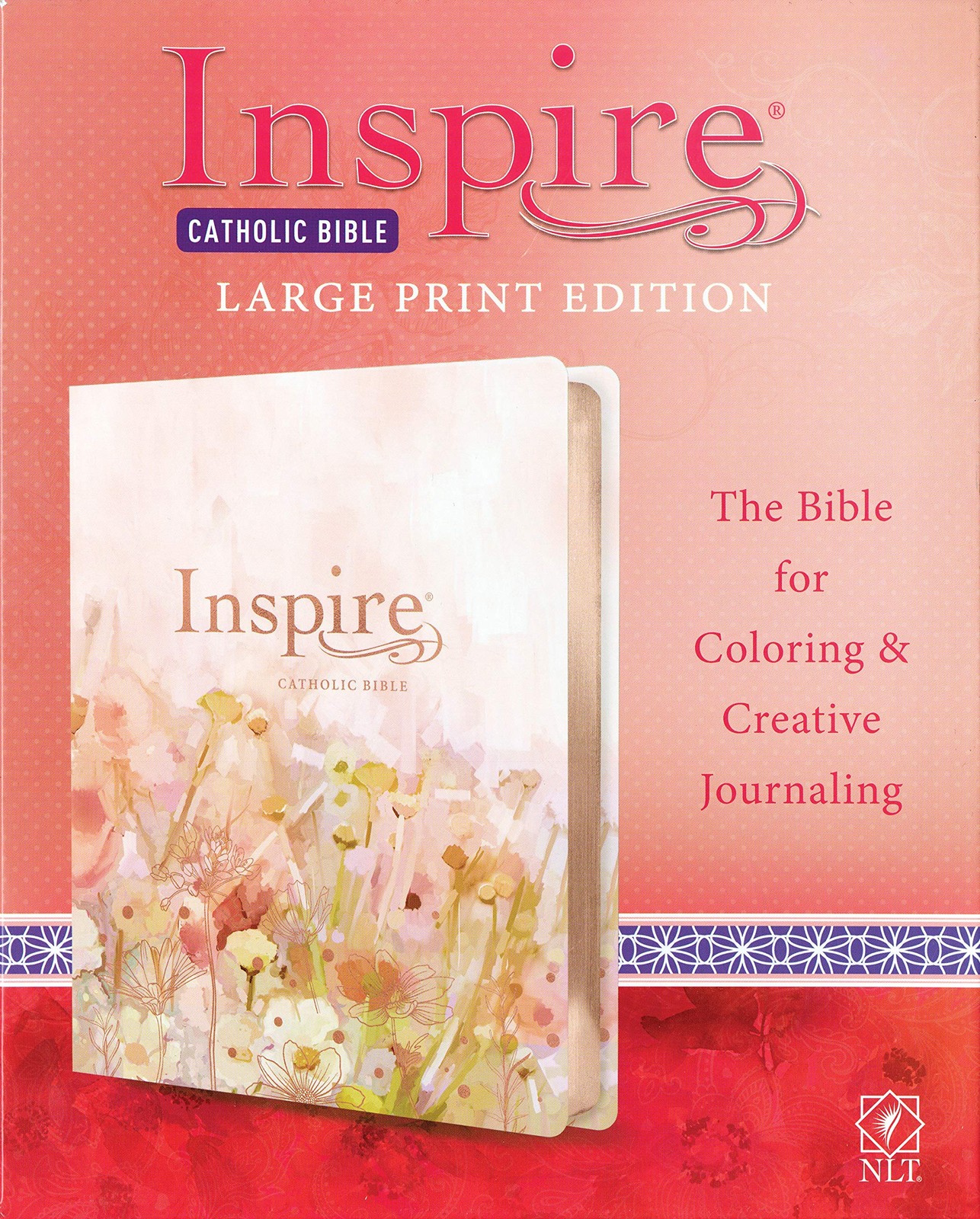 Inspire Catholic Bible NLT Large Print (LeatherLike, Multicolor): The Bible …