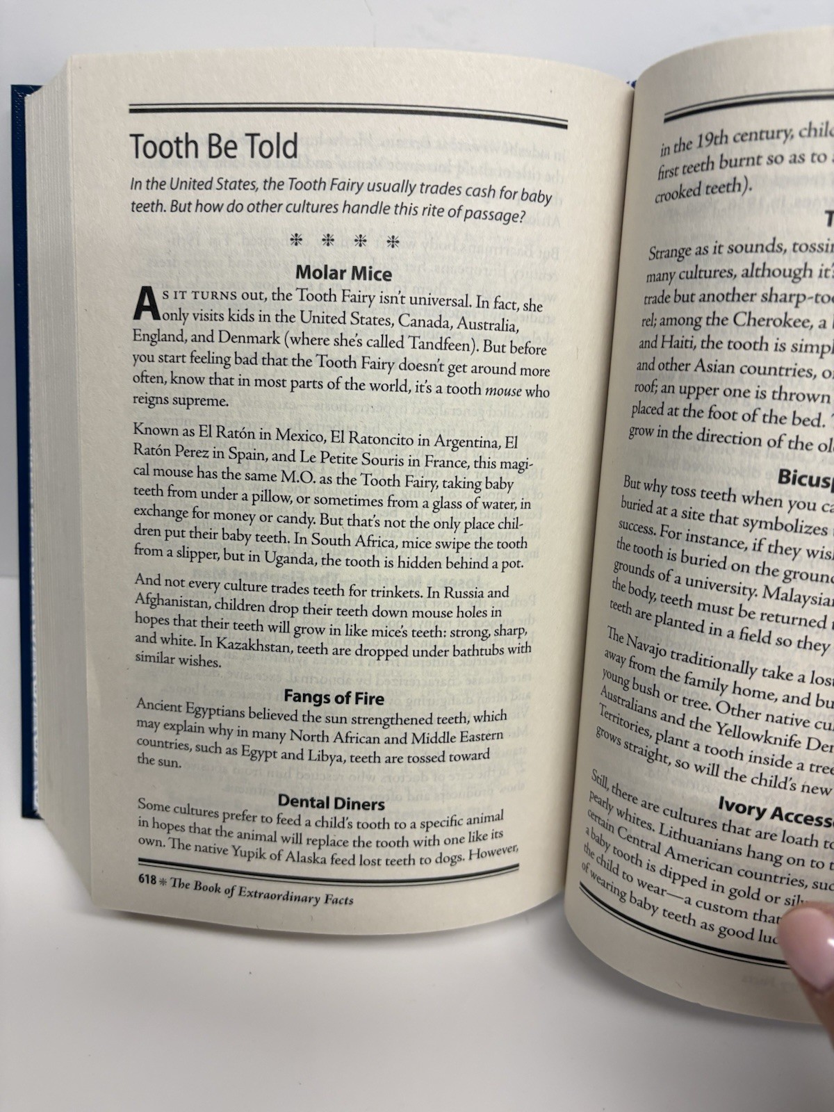 Hardcover Book Of Extraordinary Facts 704 Pages Of Trivia Facts