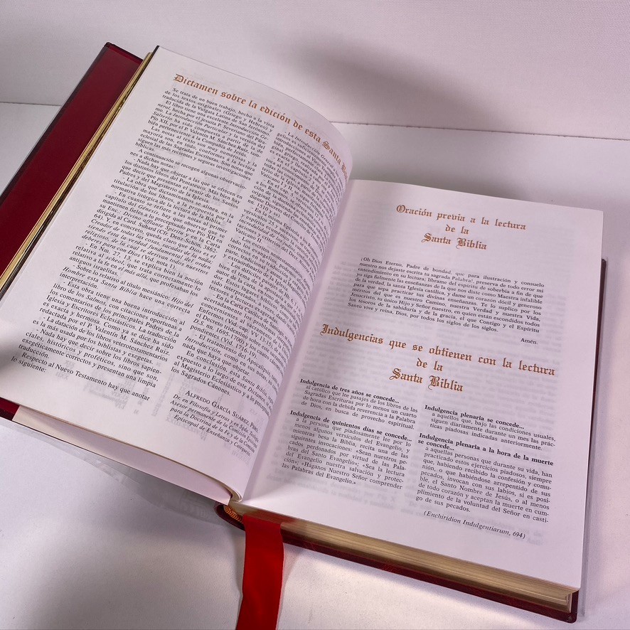 La Santa Biblia De La Familia Editorial Alfredo Ortells Faux Leather Bound Bible