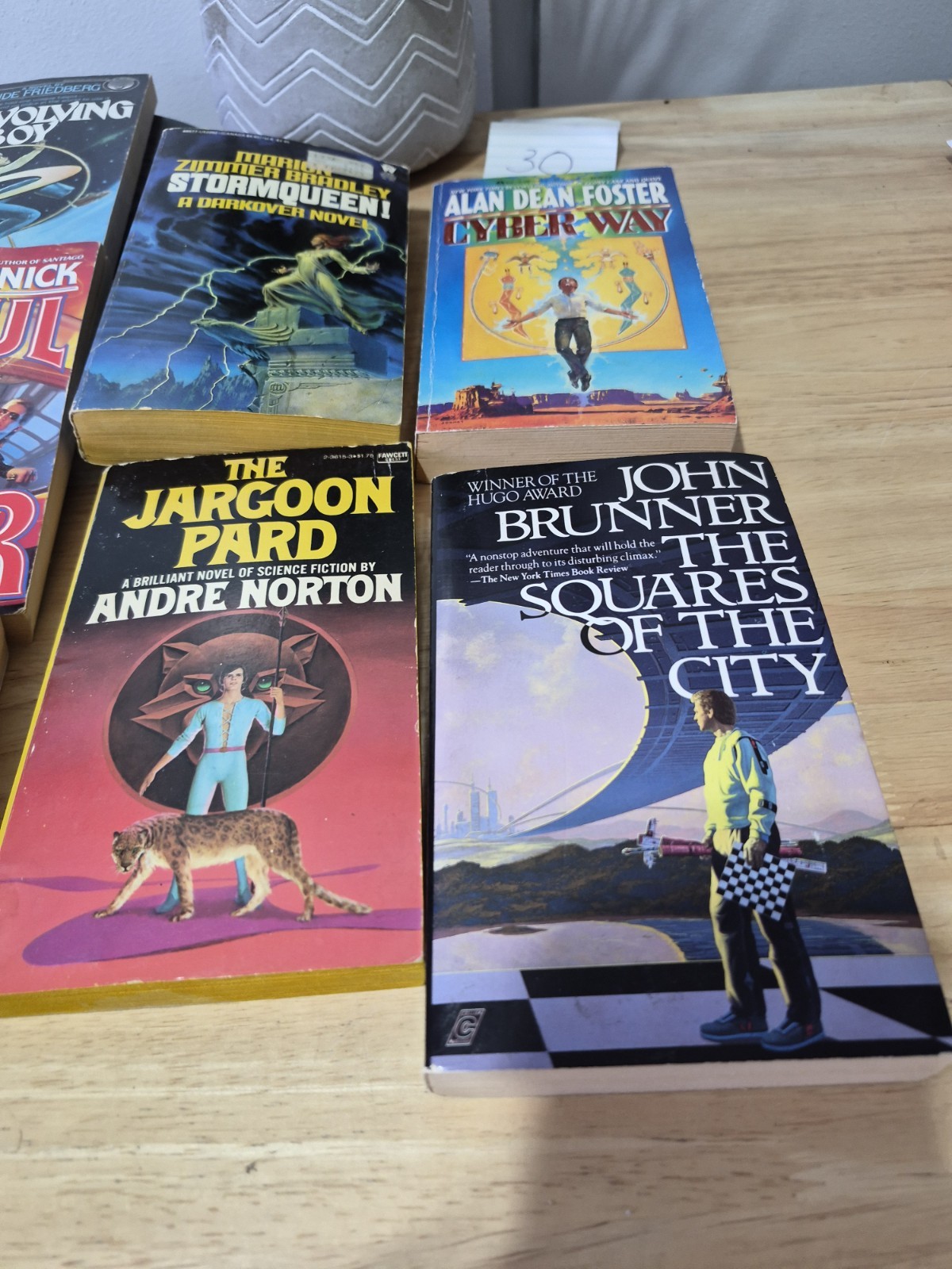 Lot Of 10 Sci Fi Paperback Books TITLES SEEN