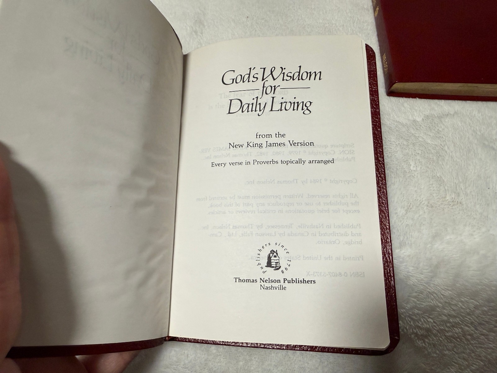 GOD’S WISDOM FOR DAILY LIVING 3 BOOK BOX SET BONDED LEATHER GILDED GOLD EDGES