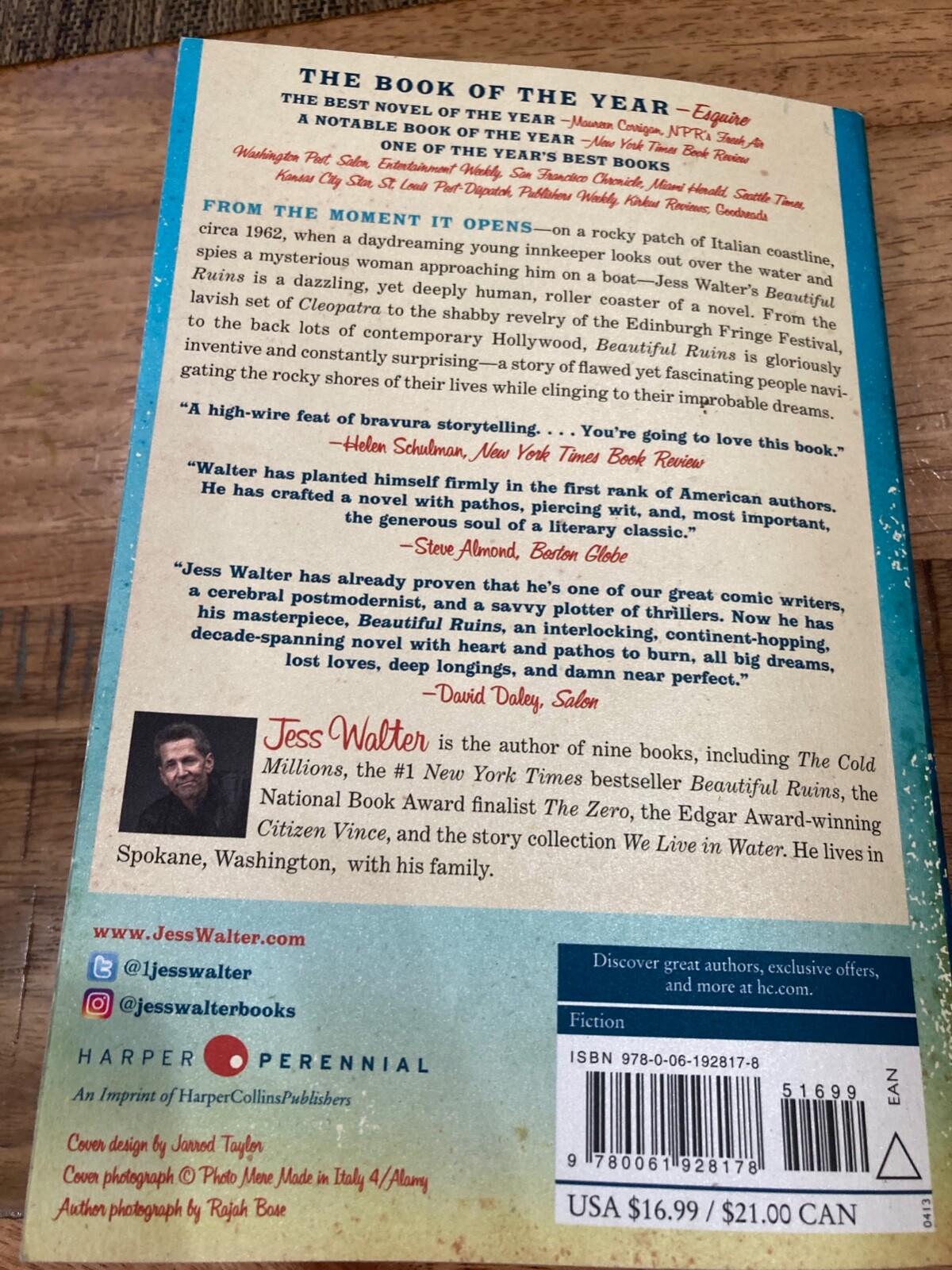 P. S. Ser.: Beautiful Ruins : A Novel by Jess Walter (2013, Trade Paperback)