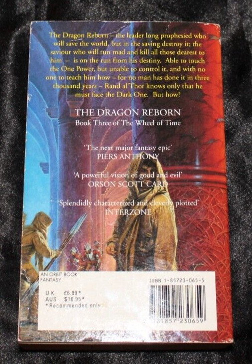 The Wheel of Time Ser. The Dragon Reborn by: Robert Jordan (1998, UK Edition,…
