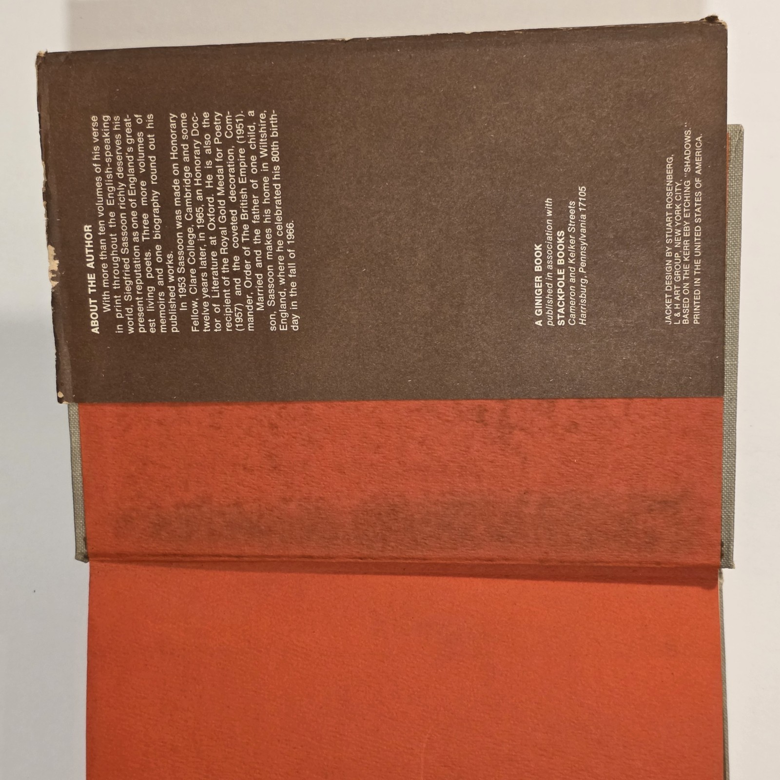 The Complete Memoirs of George Sherston Siegfried Sassoon 1967 War Memoir WW1