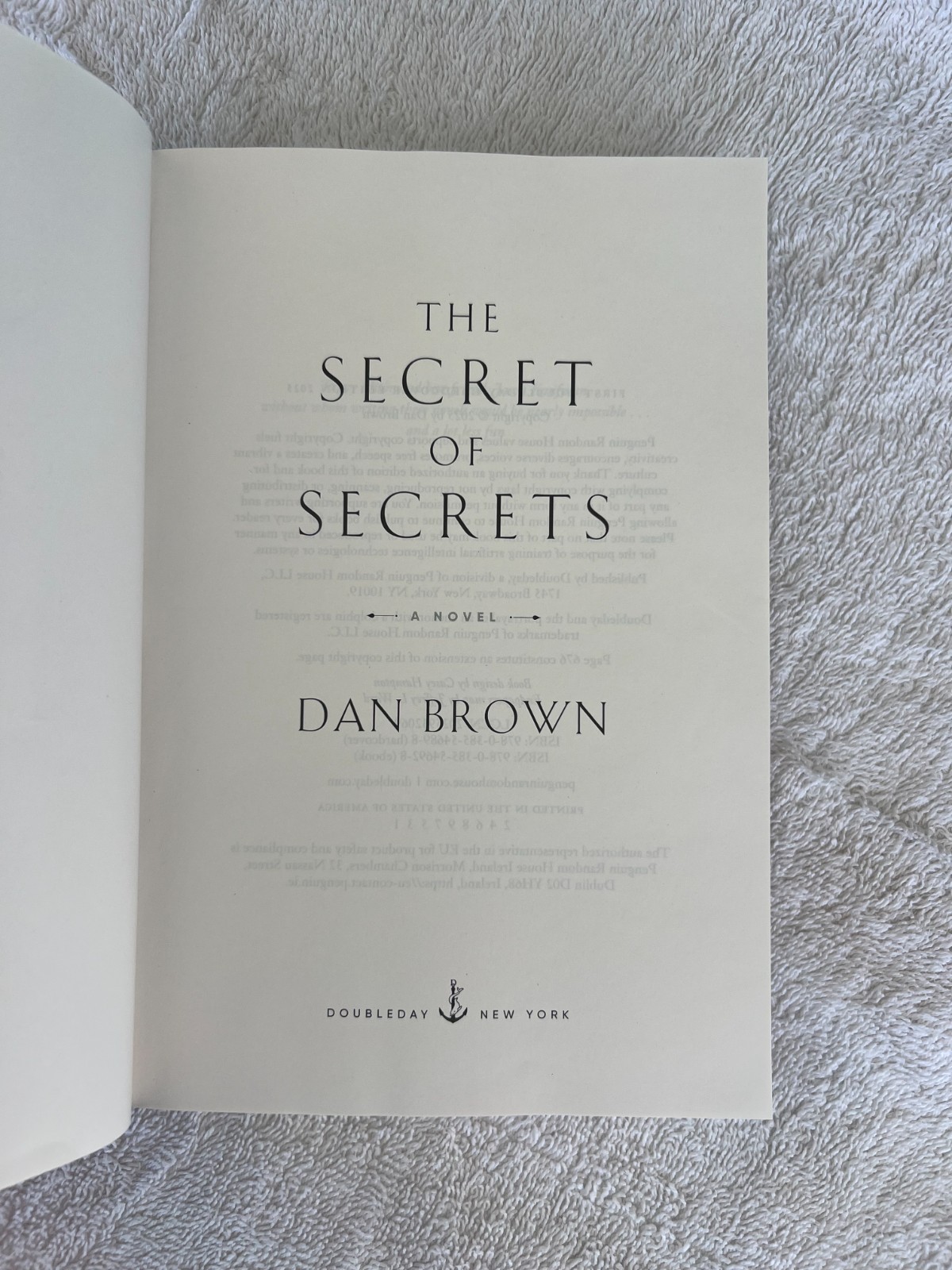 Secret of Secrets : A Novel by Dan Brown (2025, Hardcover) New