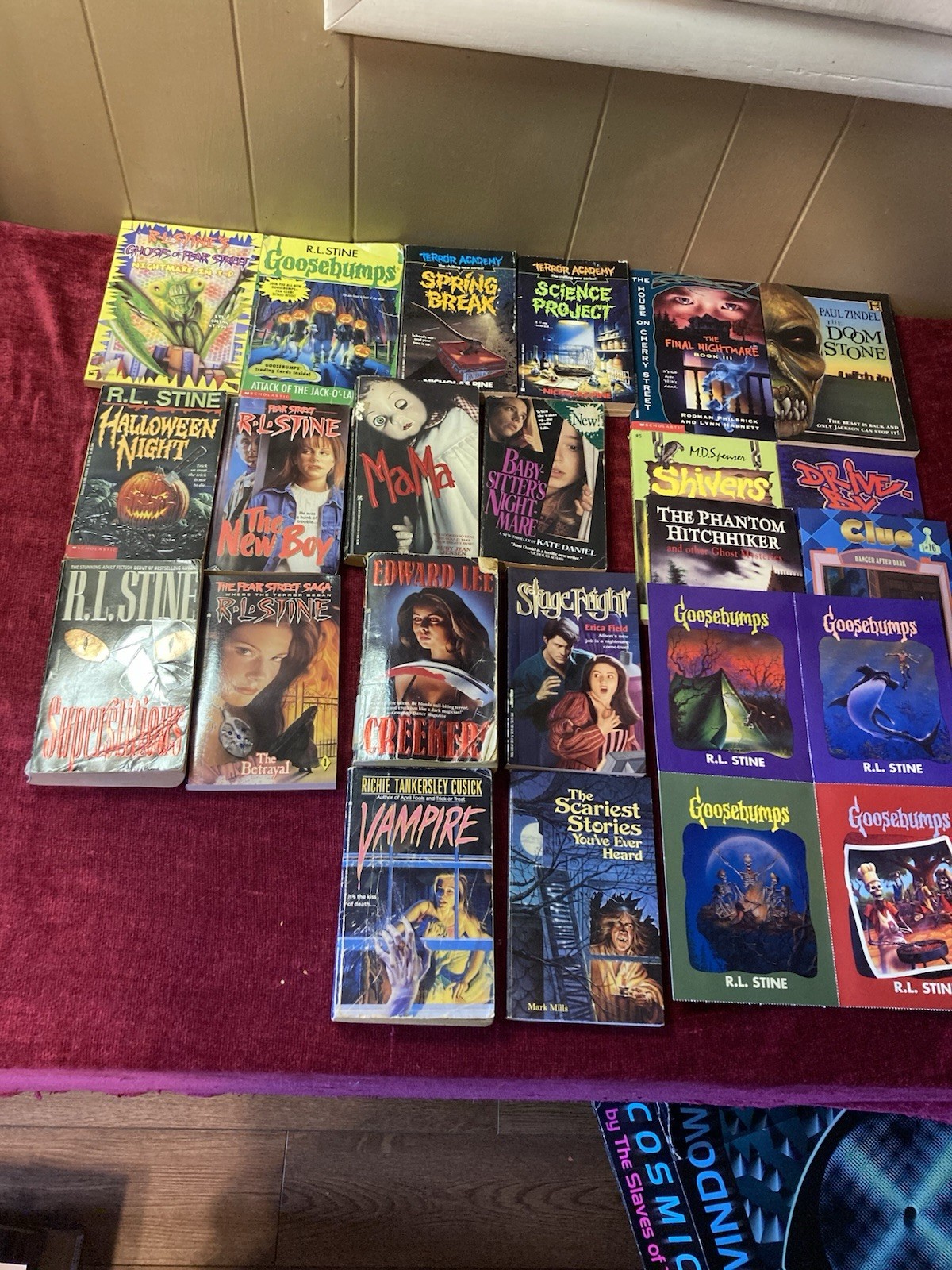 Lot Vintage YA Horror Books Paperback Goosebumps Pike Fear Street 1980s 1990s