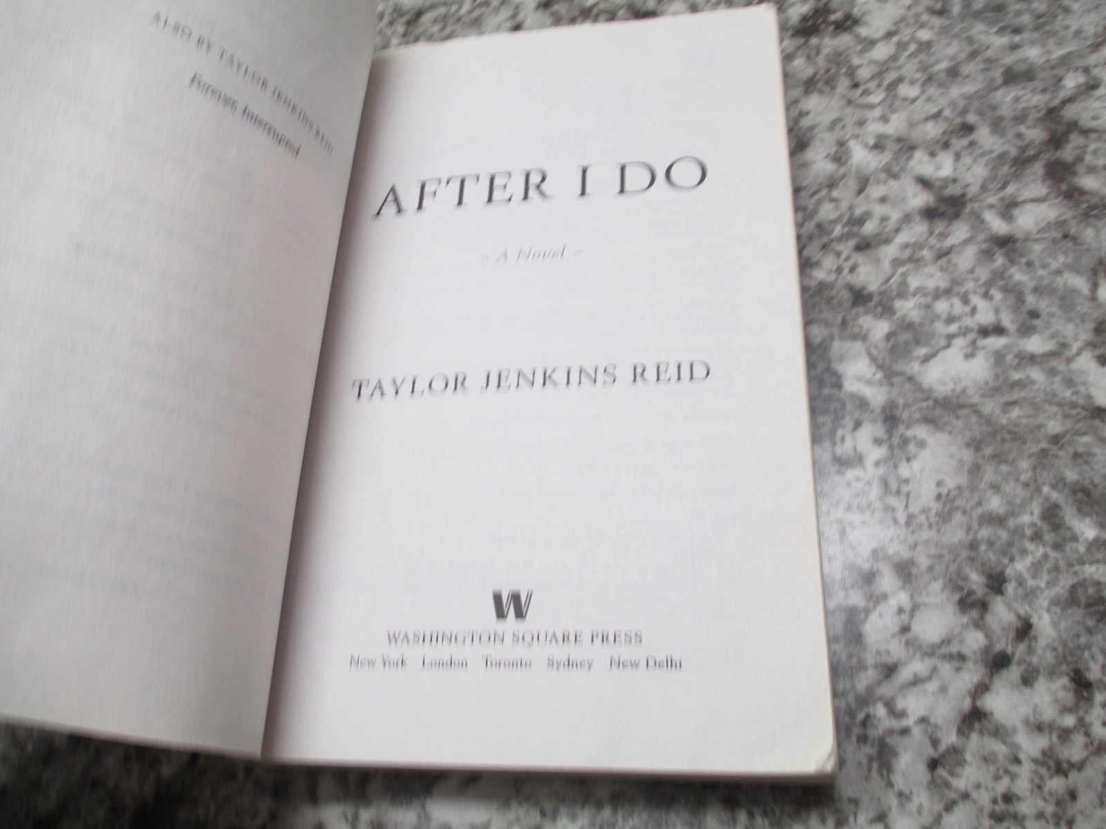 After I Do – Taylor Jenkins Reid – Paperback
