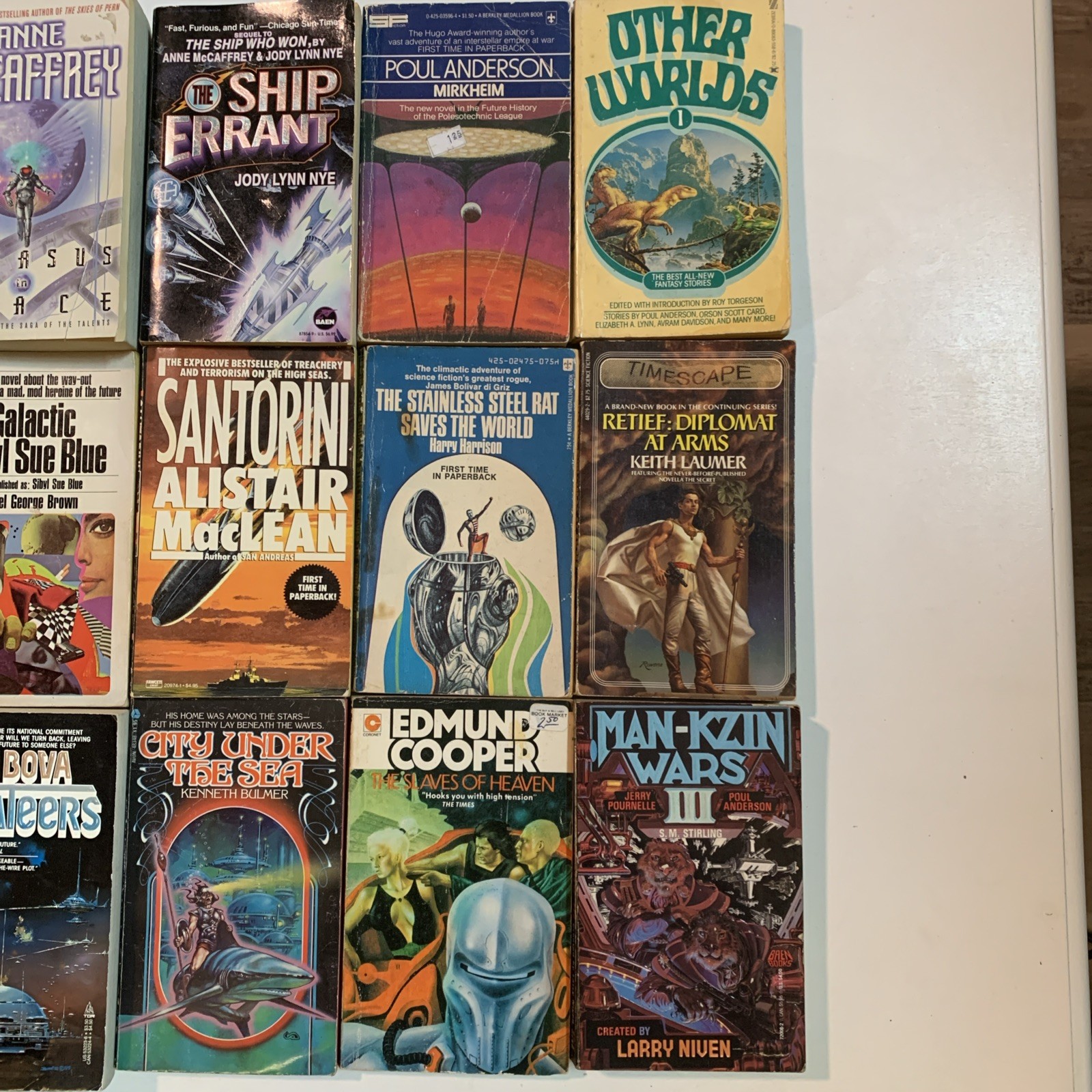 Lot of 21x Vintage Sci-Fi Books 1950s 60s 70s 80s Science Fiction Space Aliens