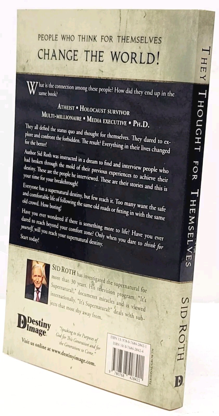They Thought for Themselves by Sid Roth 2009, Large Print, Paperback, 242 Pages