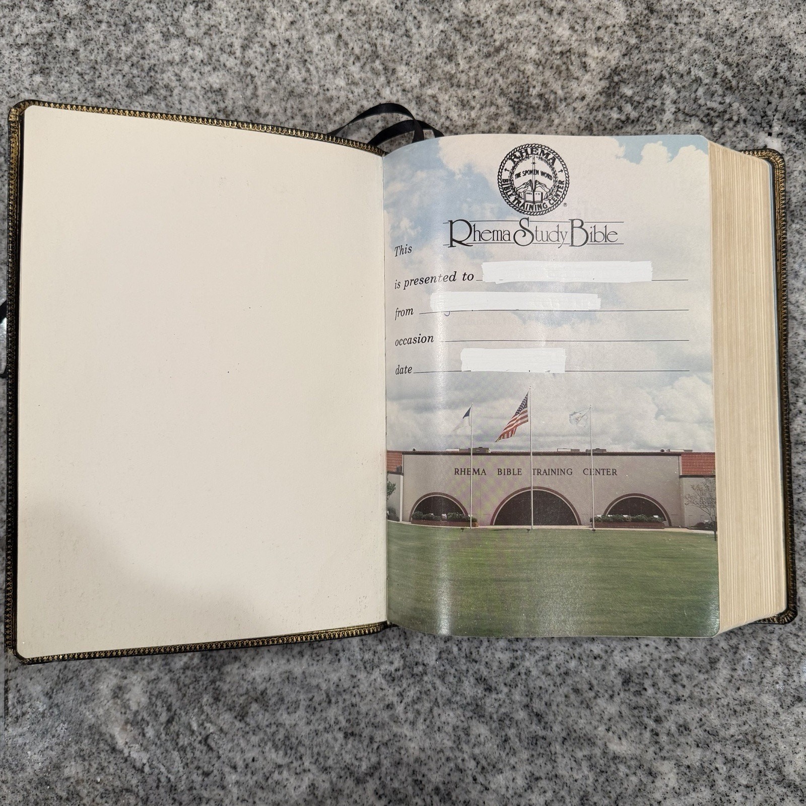 VTG 1985 Rhema Study Bible Kenneth Hagin Ministries-Lg Print King James Version