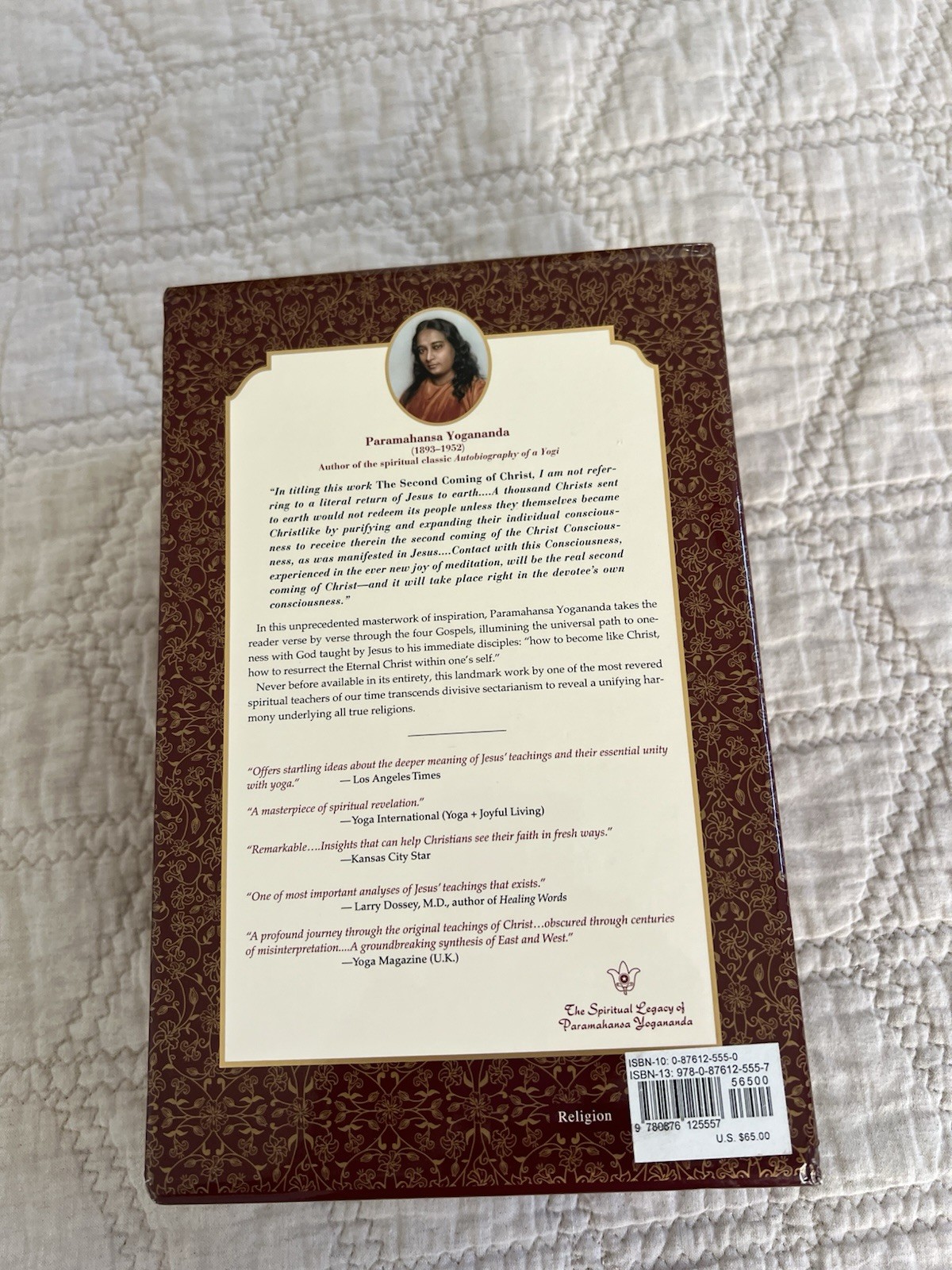 THE SECOND COMING OF CHRIST: The Resurrection of Christ Within You by Yogananda