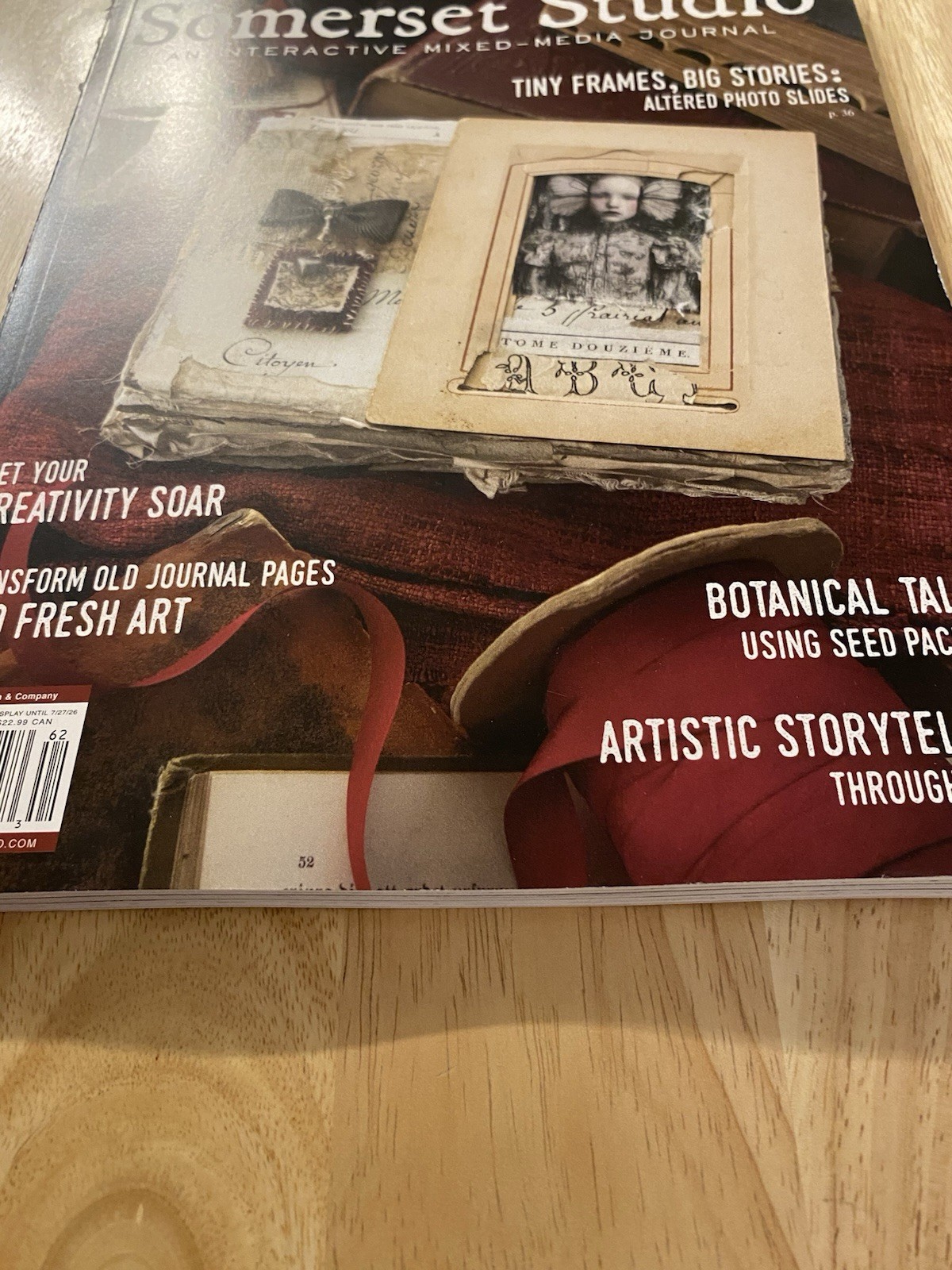 Somerset Studio Mixed Media Magazine Book Zine Vol 30 #2 Art Create US SELLER